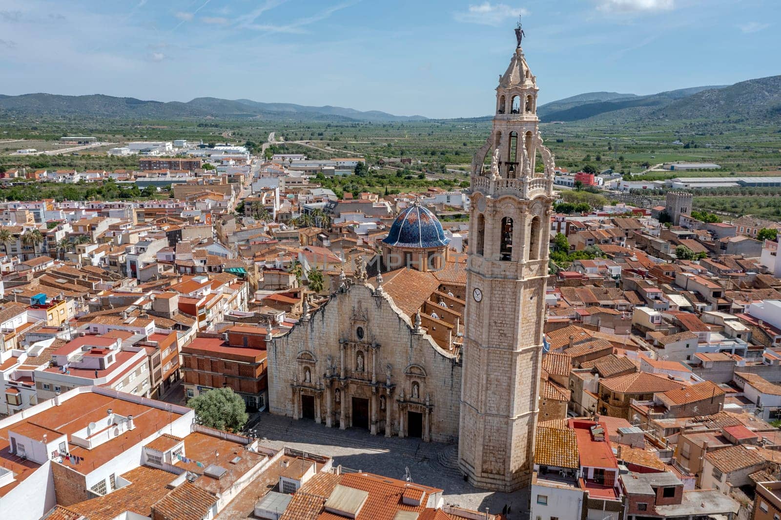 Alcala de Chivert Xivert church In Castellon Spain Saint Juan Bautista Spain
