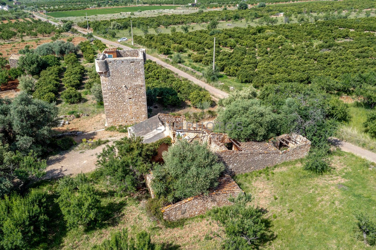Watchtower Carmelet vigia in Cabanes of Castellon in Spain