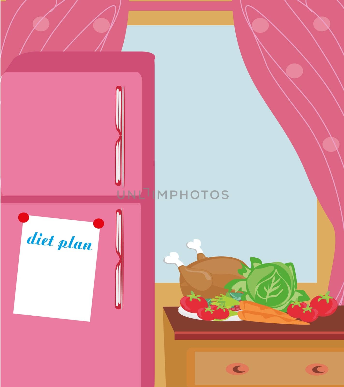 Diet plan. Workout planning. Healthy lifestyle
