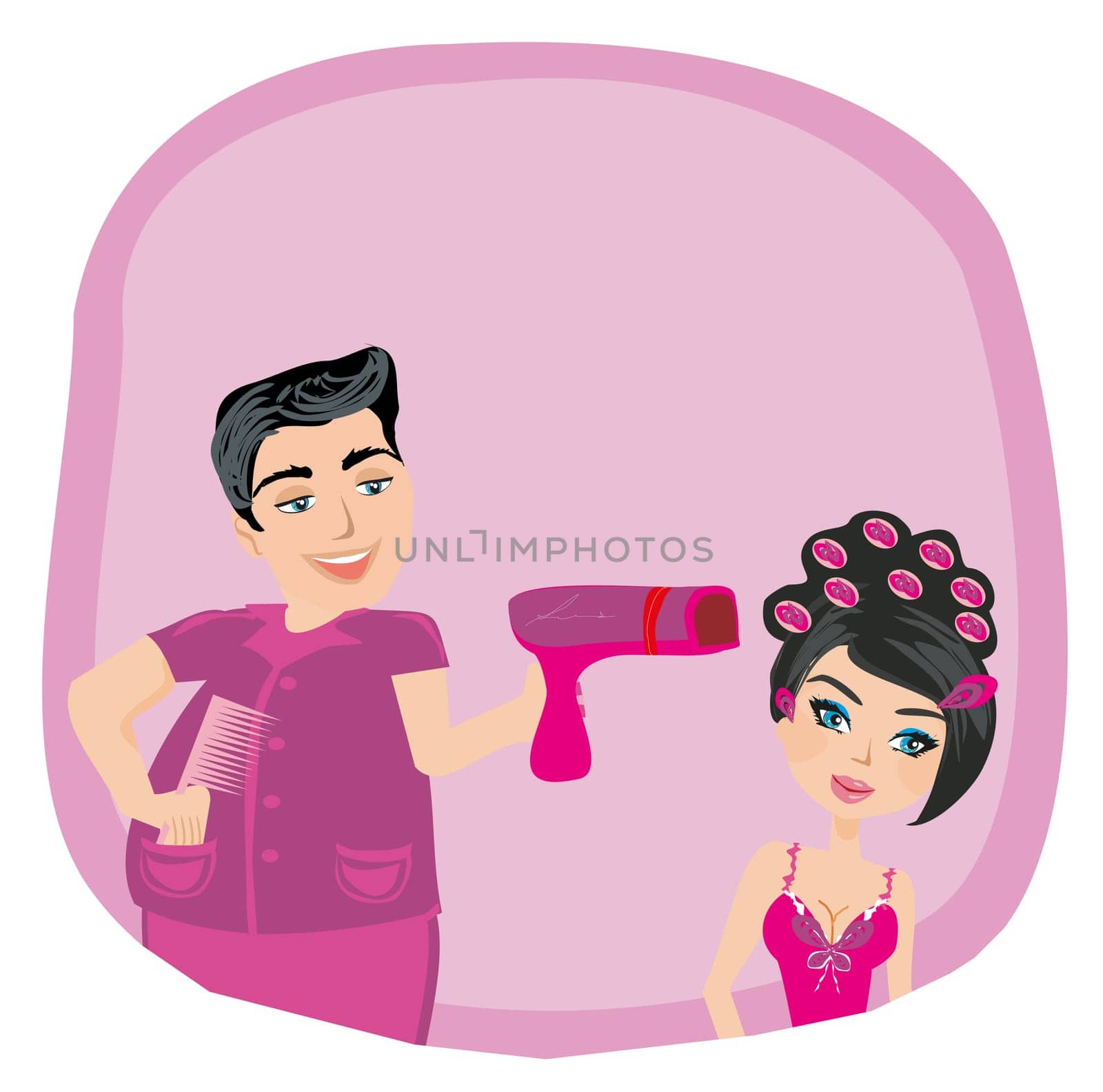 Hairdressing salon - flyer