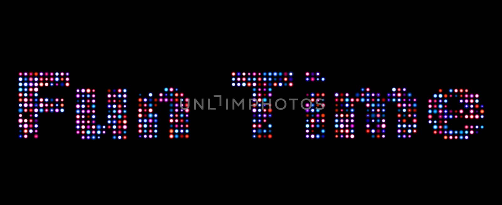 Fun time led text