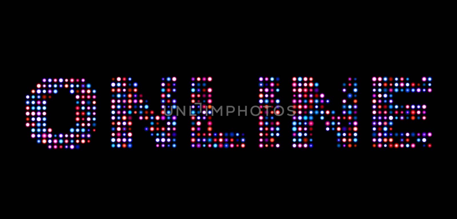 Online led text