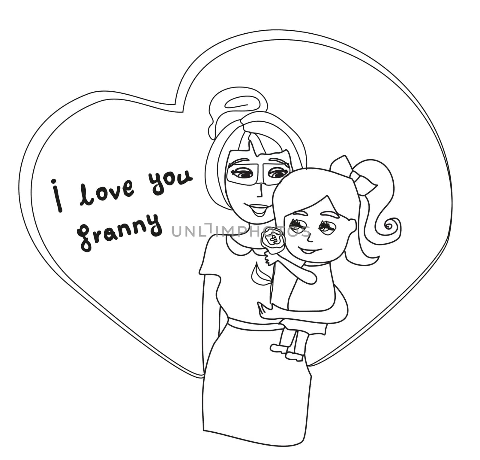 I Love You Granny card