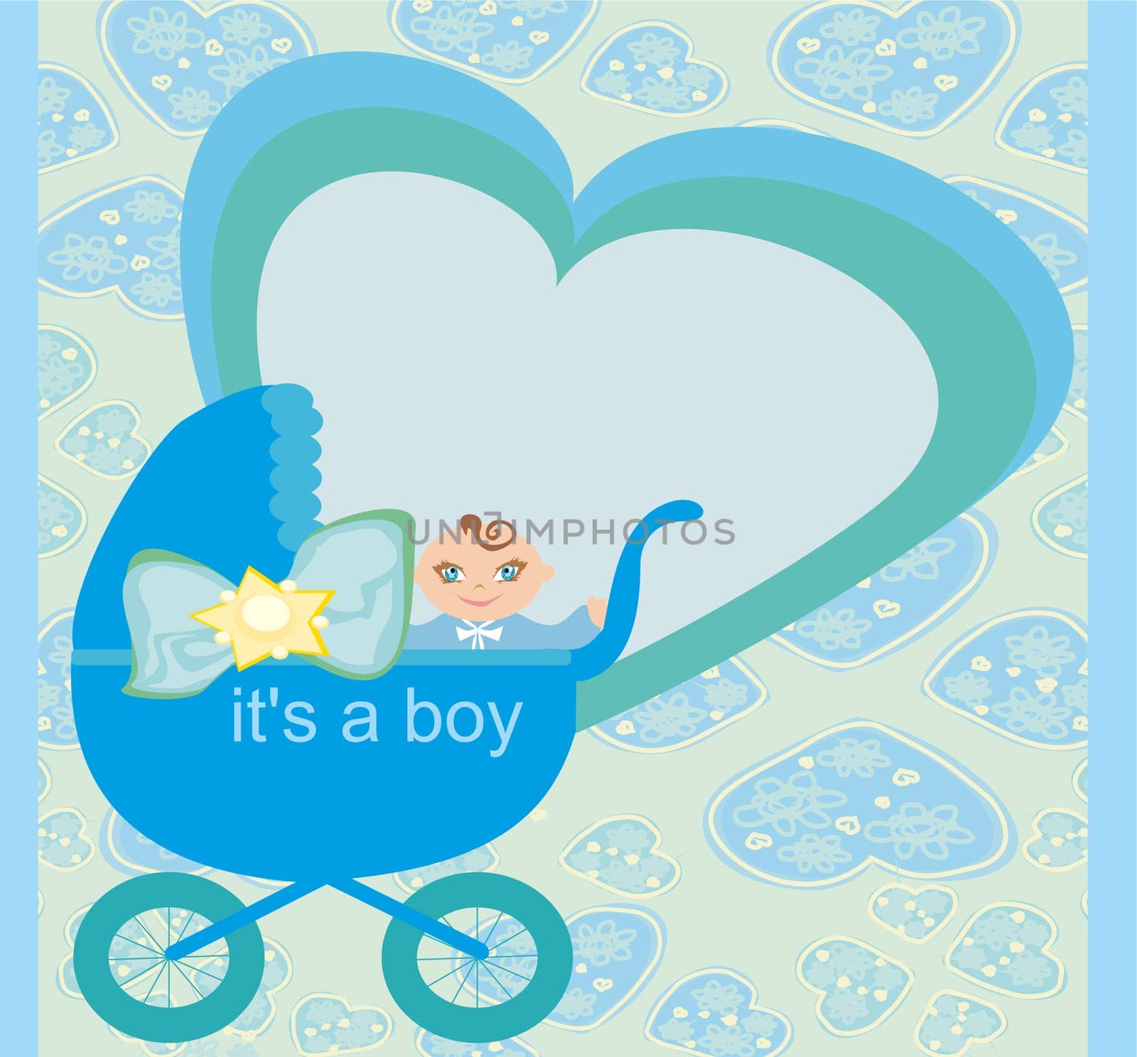 Baby card - Its a boy