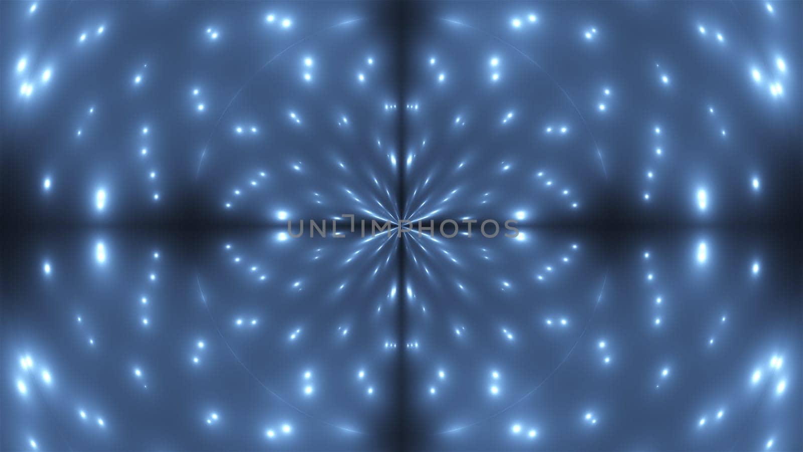 Flickering kaleida. Computer generated 3d render
