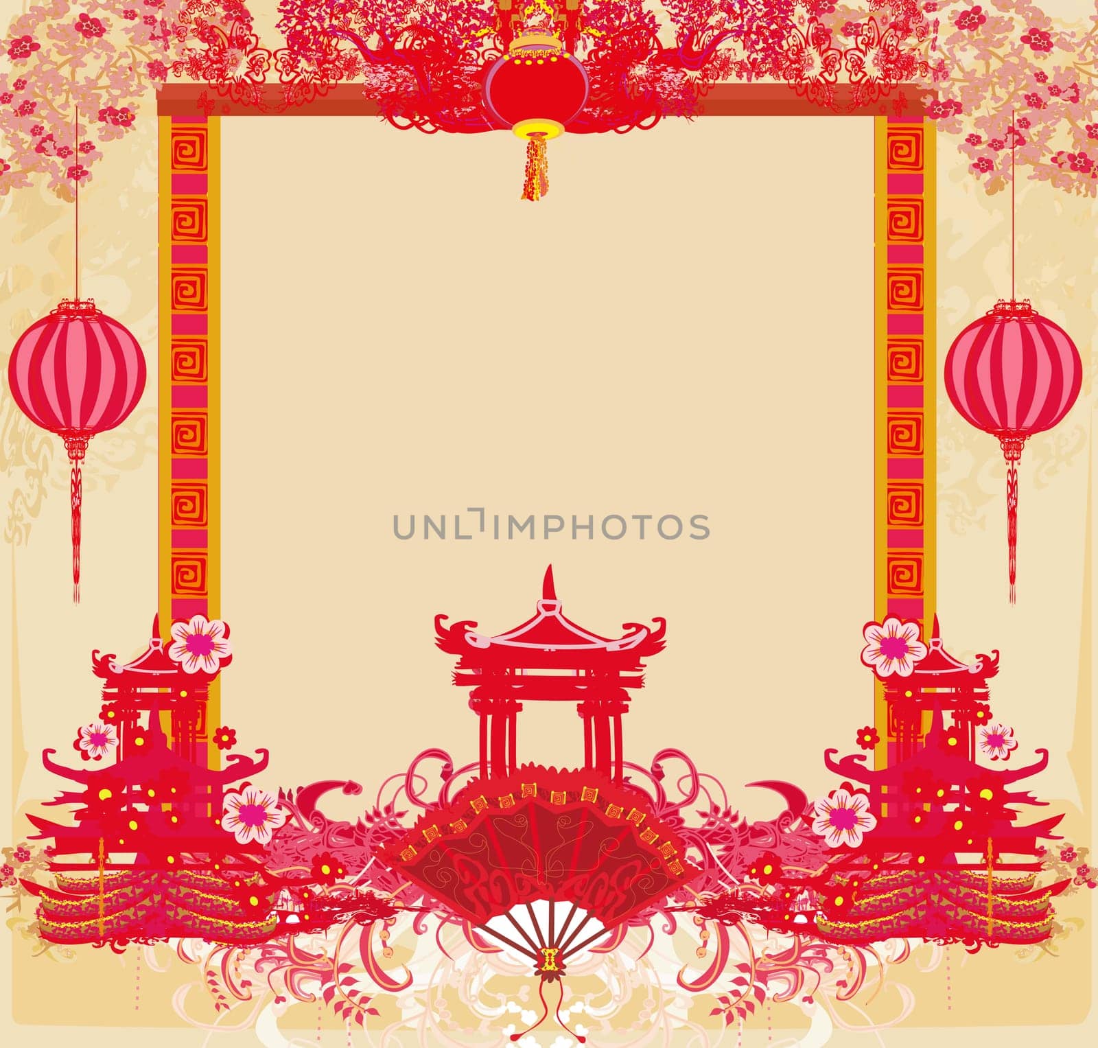 Mid-Autumn Festival for Chinese New Year - card