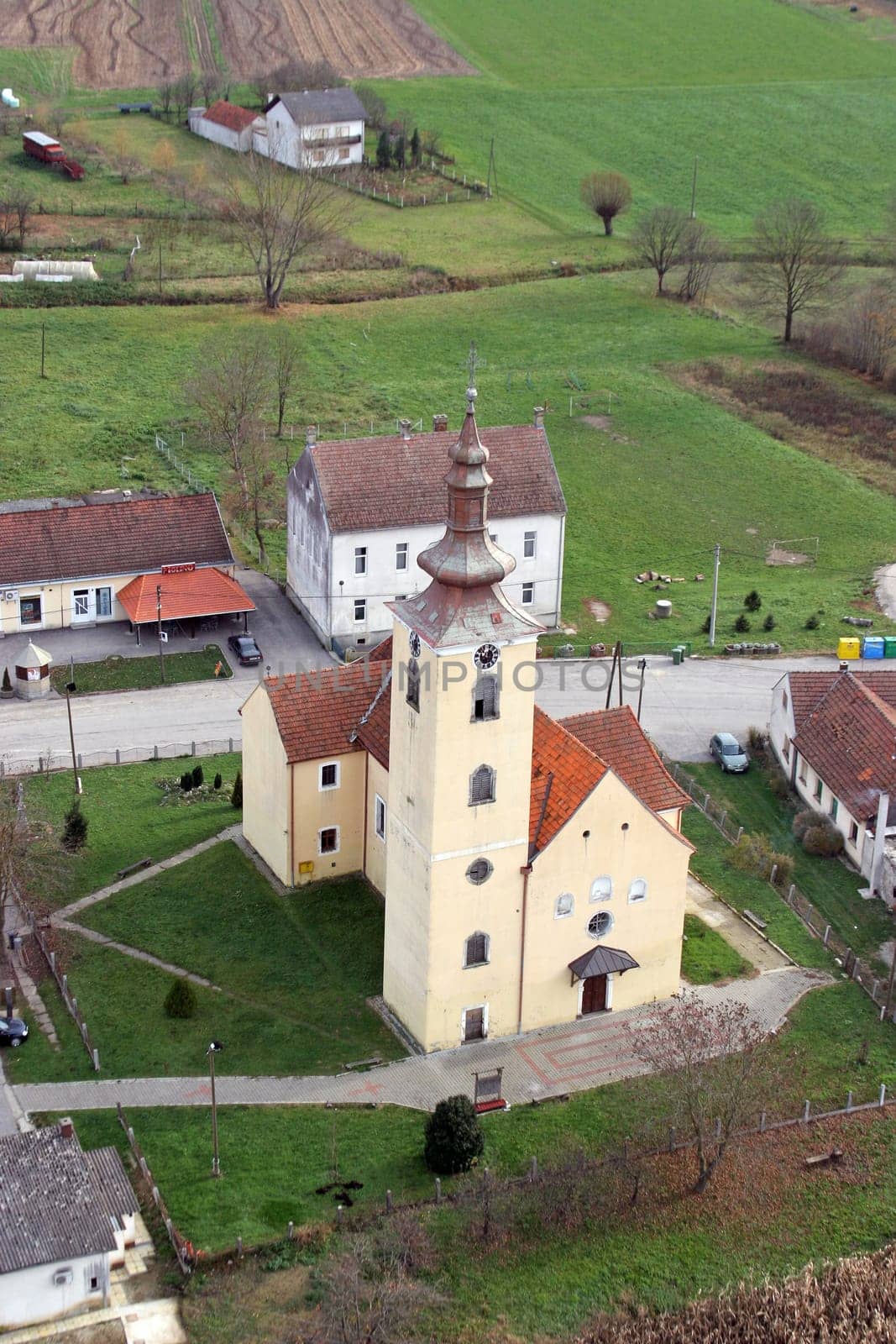 Parish Church of the Visitation of the Virgin Mary in Cirkvena, Croatia