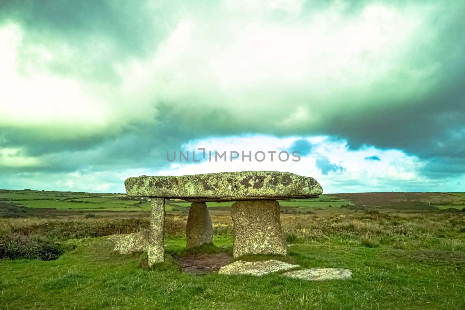Lanyon Quoit - dolmen in Cornwall, England, United Kingdom