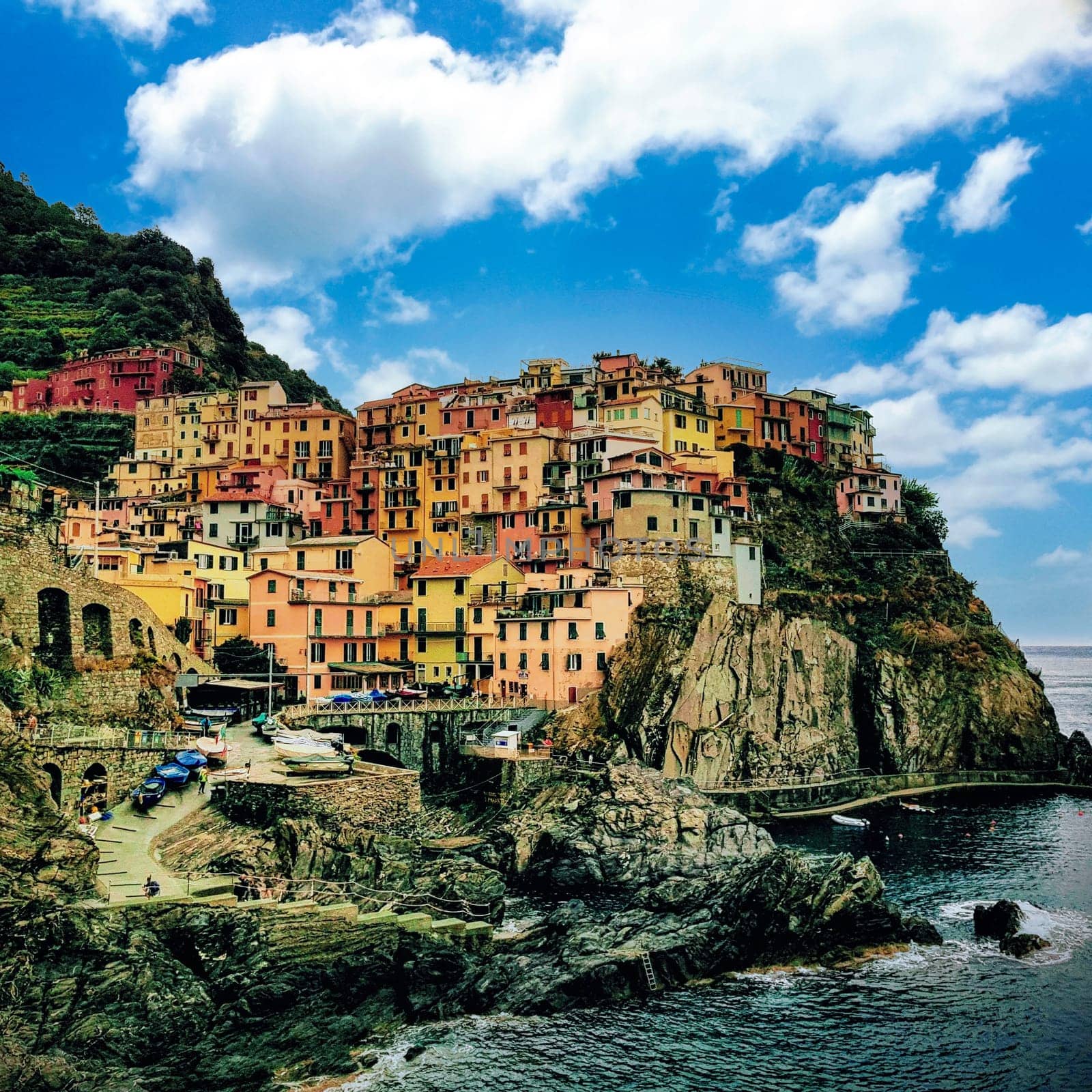 View of Manarola, Cinque Terre, Italy