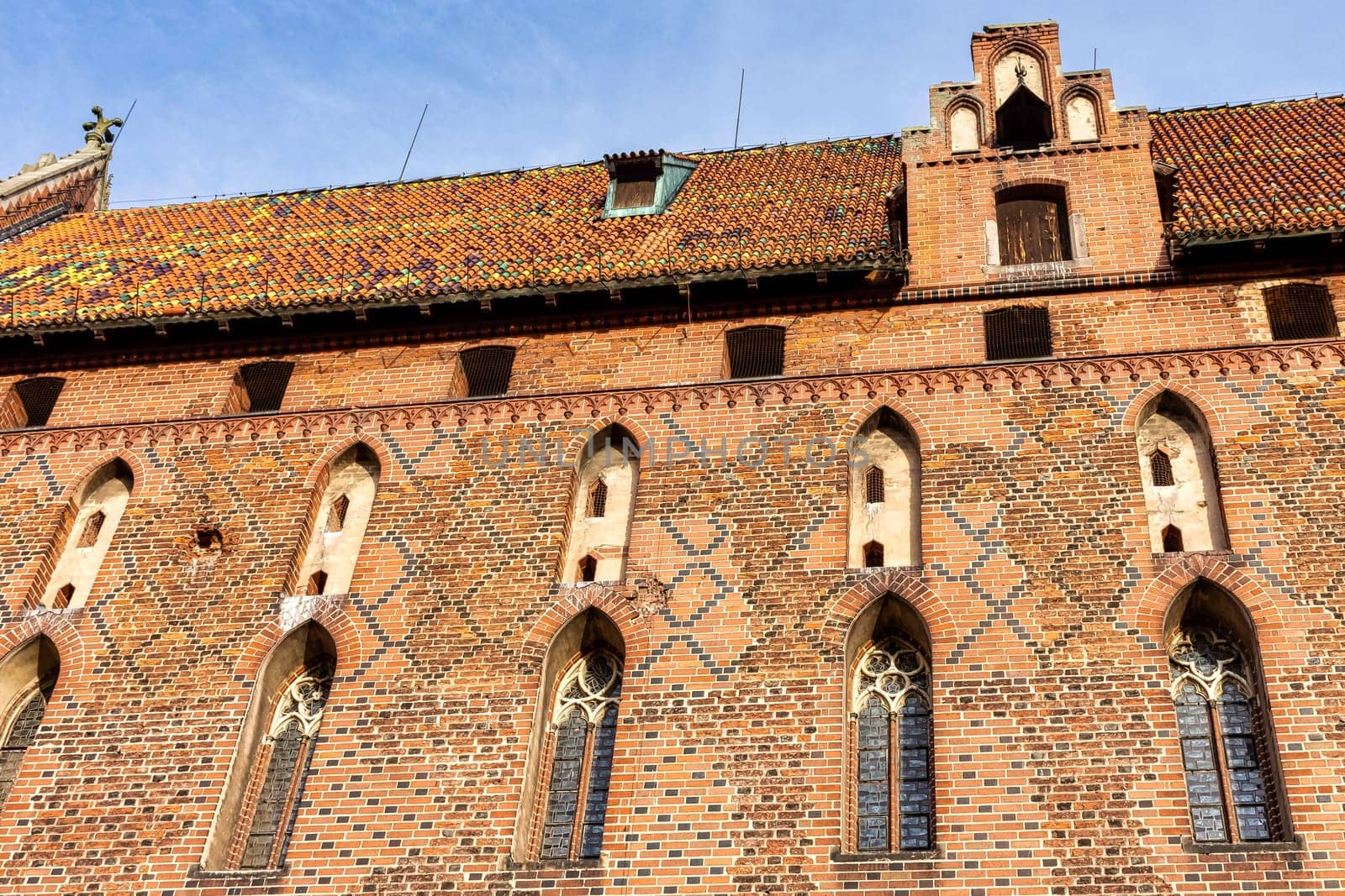 Castle of the Teutonic Order in Malbork - the largest castle in the world by land area in Malbork, Pomerania, Poland