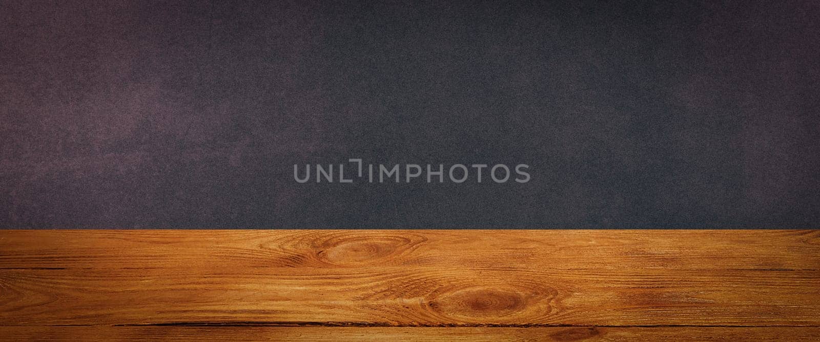 The background is blank wooden boards and a textured plastered wall with lighting and vignetting. For product demonstrations, free space, layout, mockup, perspective board, background board.