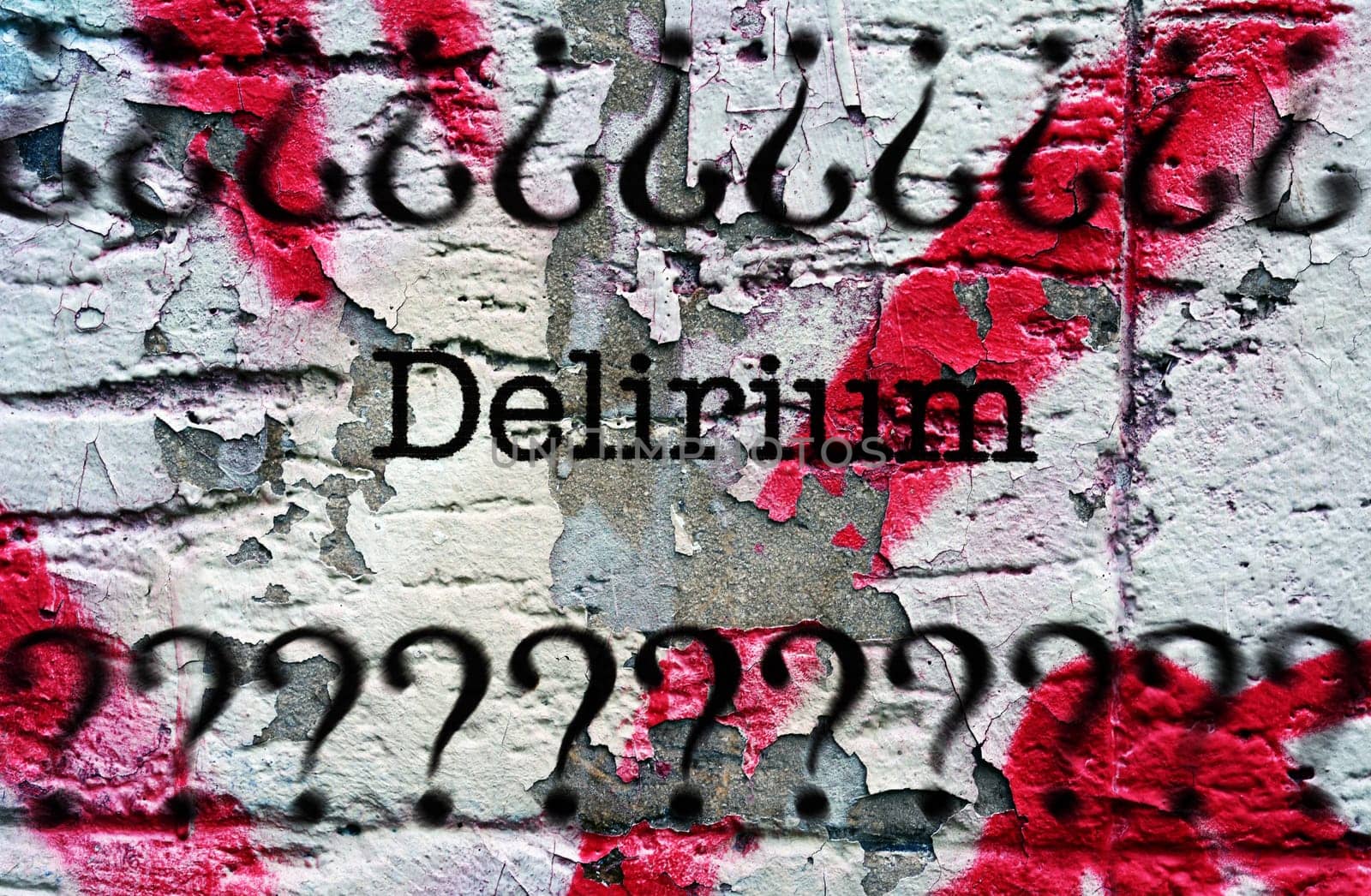 Delirium grunge concept
