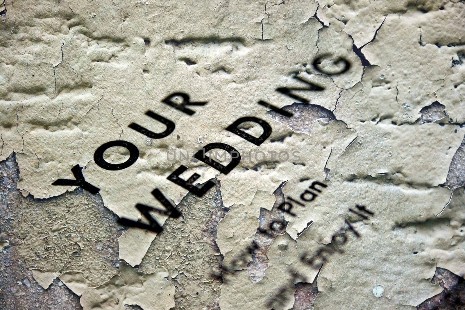 Grunge wedding concept