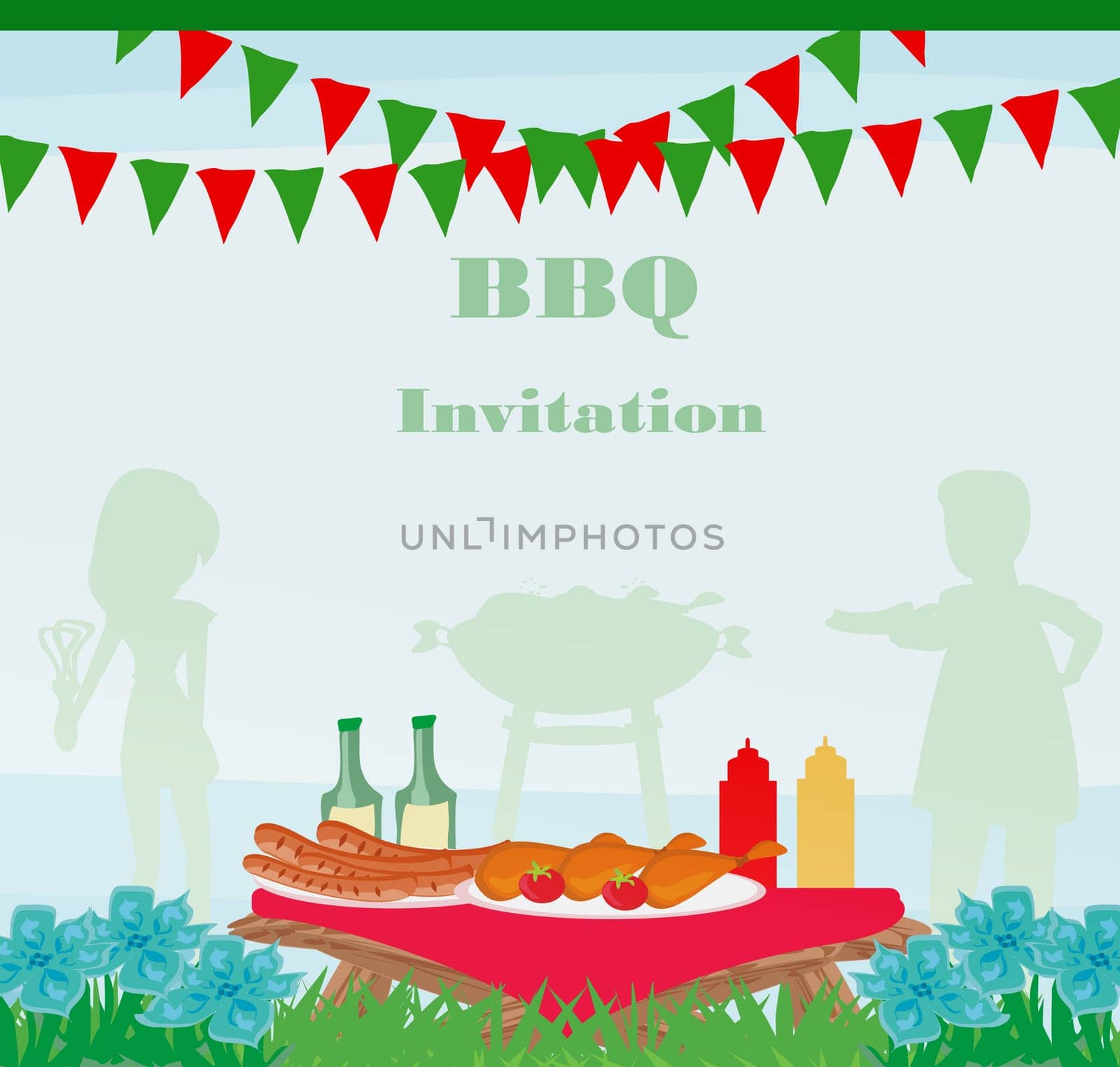 Barbecue Party Invitation