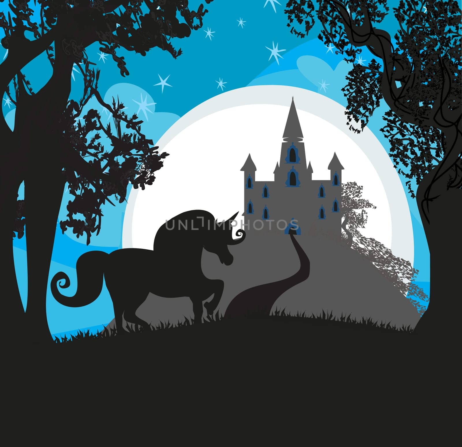 Castle and Unicorn