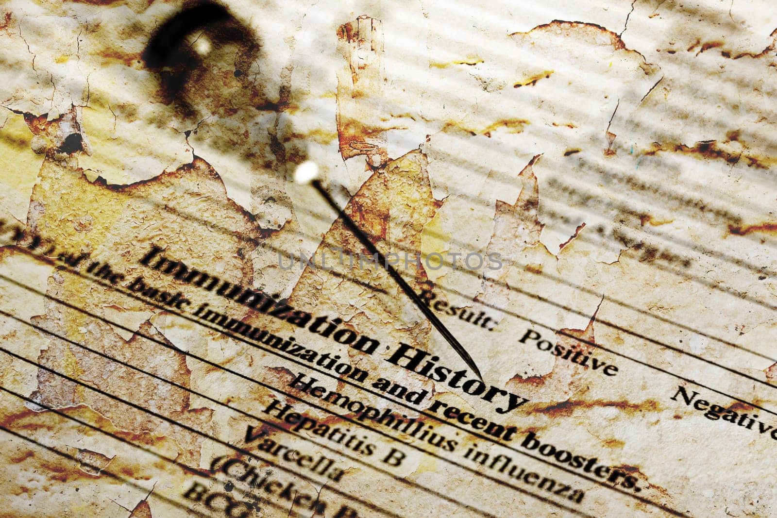 Immunization history