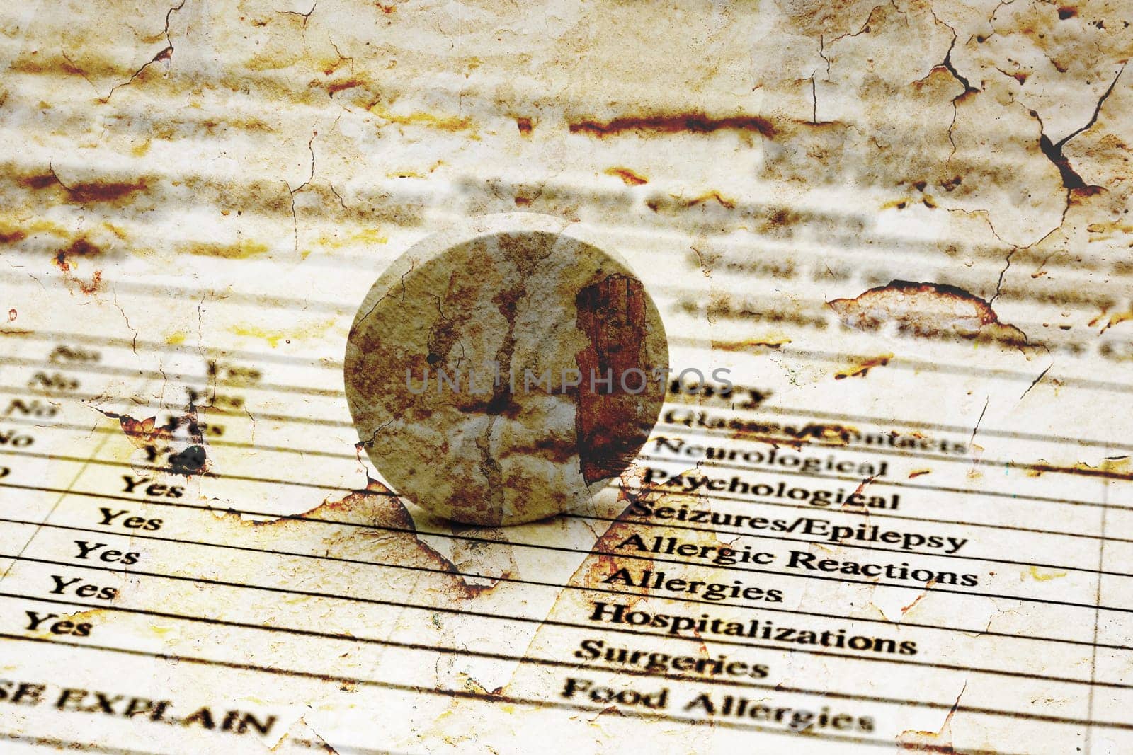 Health history form