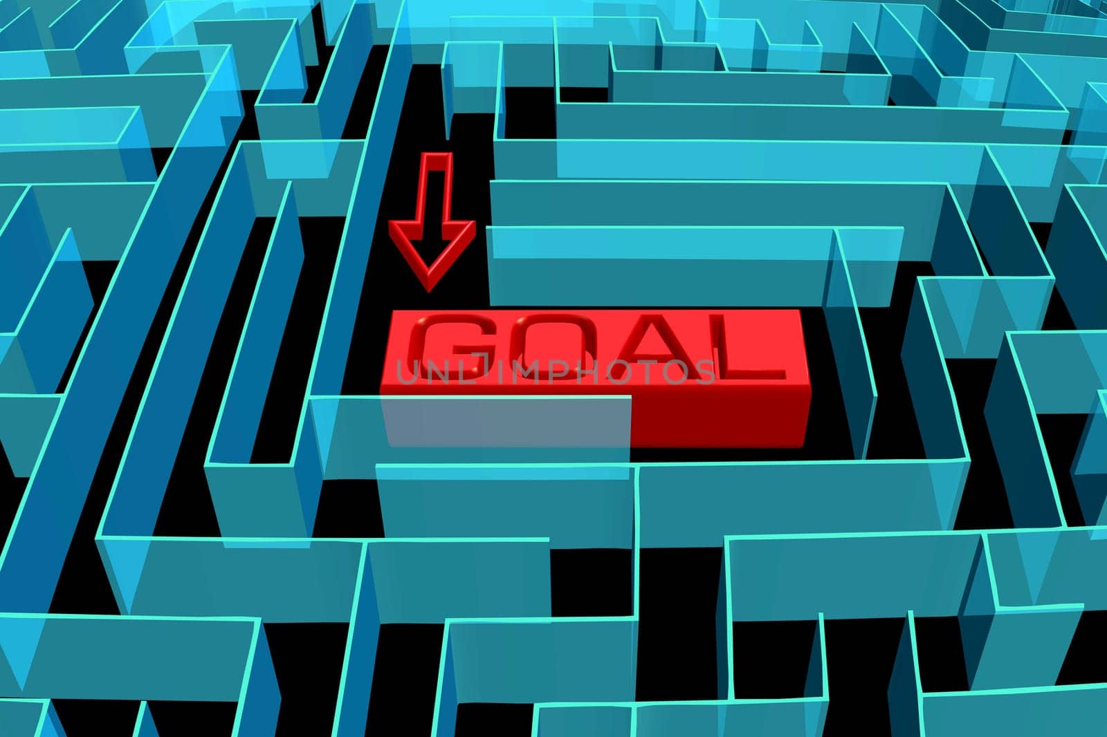 Goal maze concept