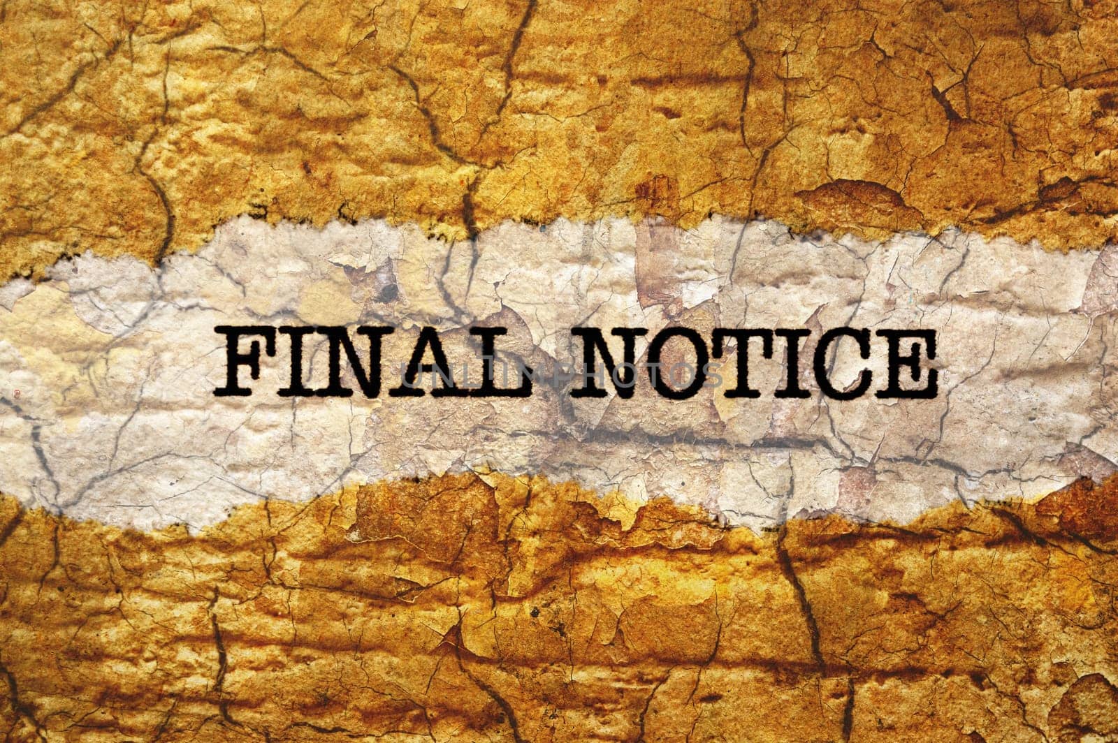 Final notice