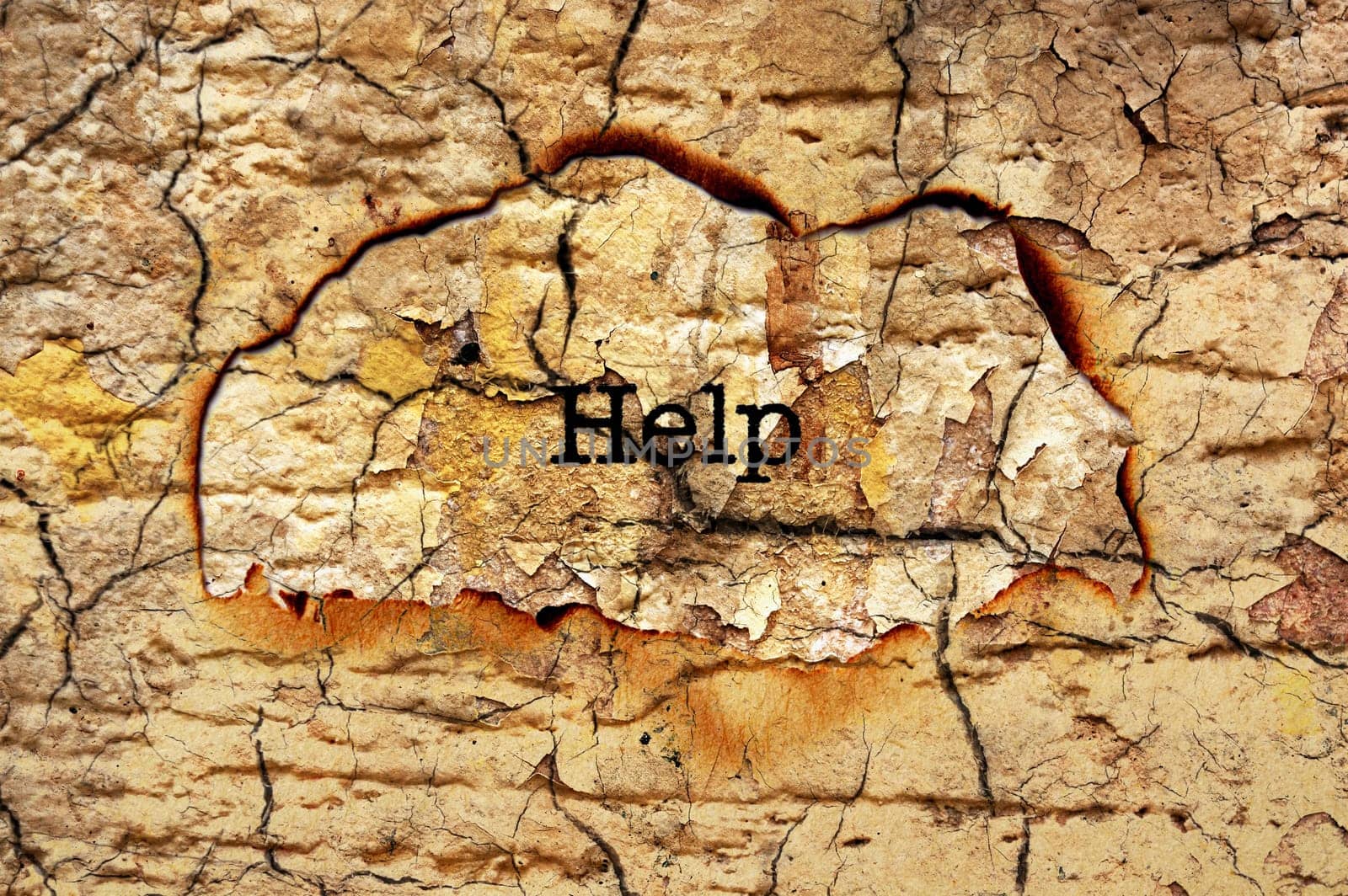 Help text on paper hole