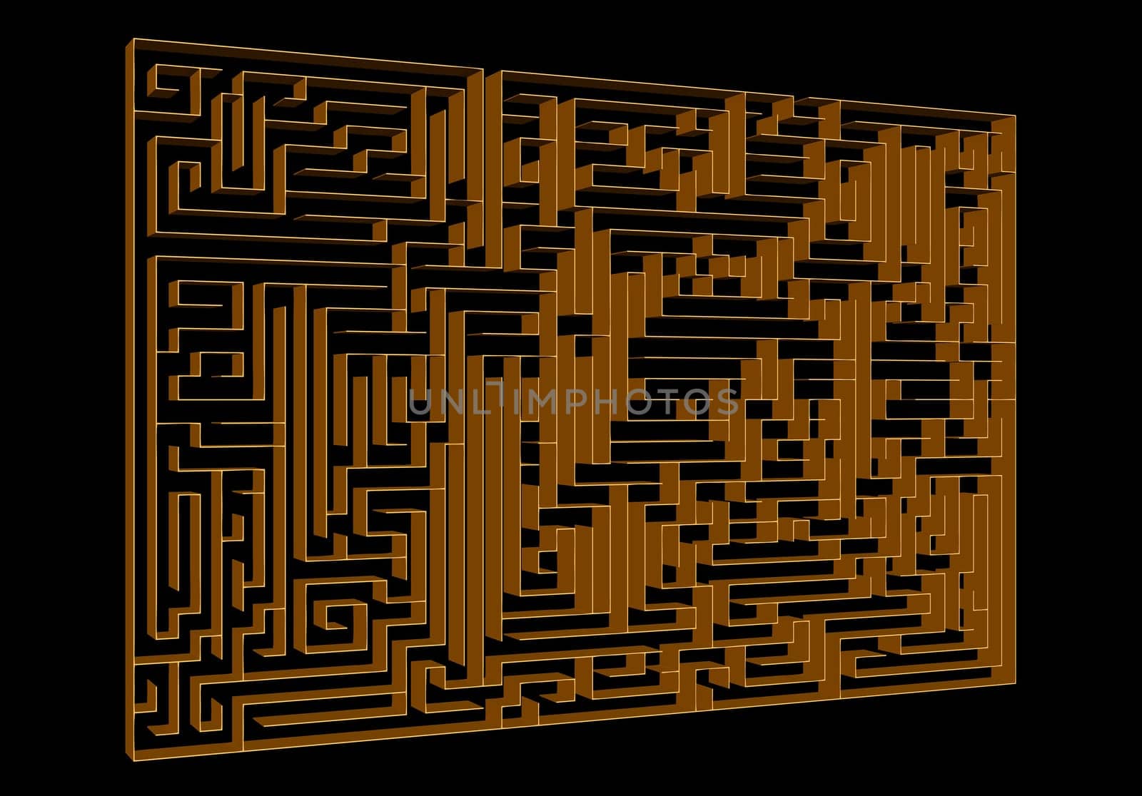Maze 3D concept