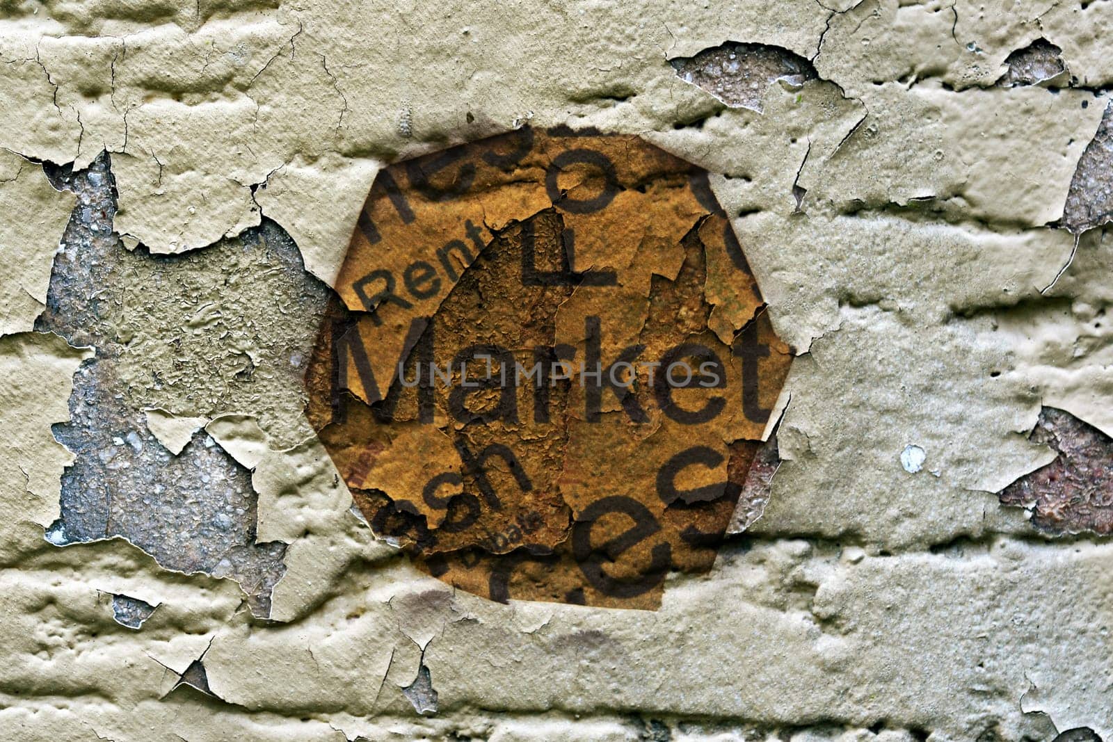Market paper hole
