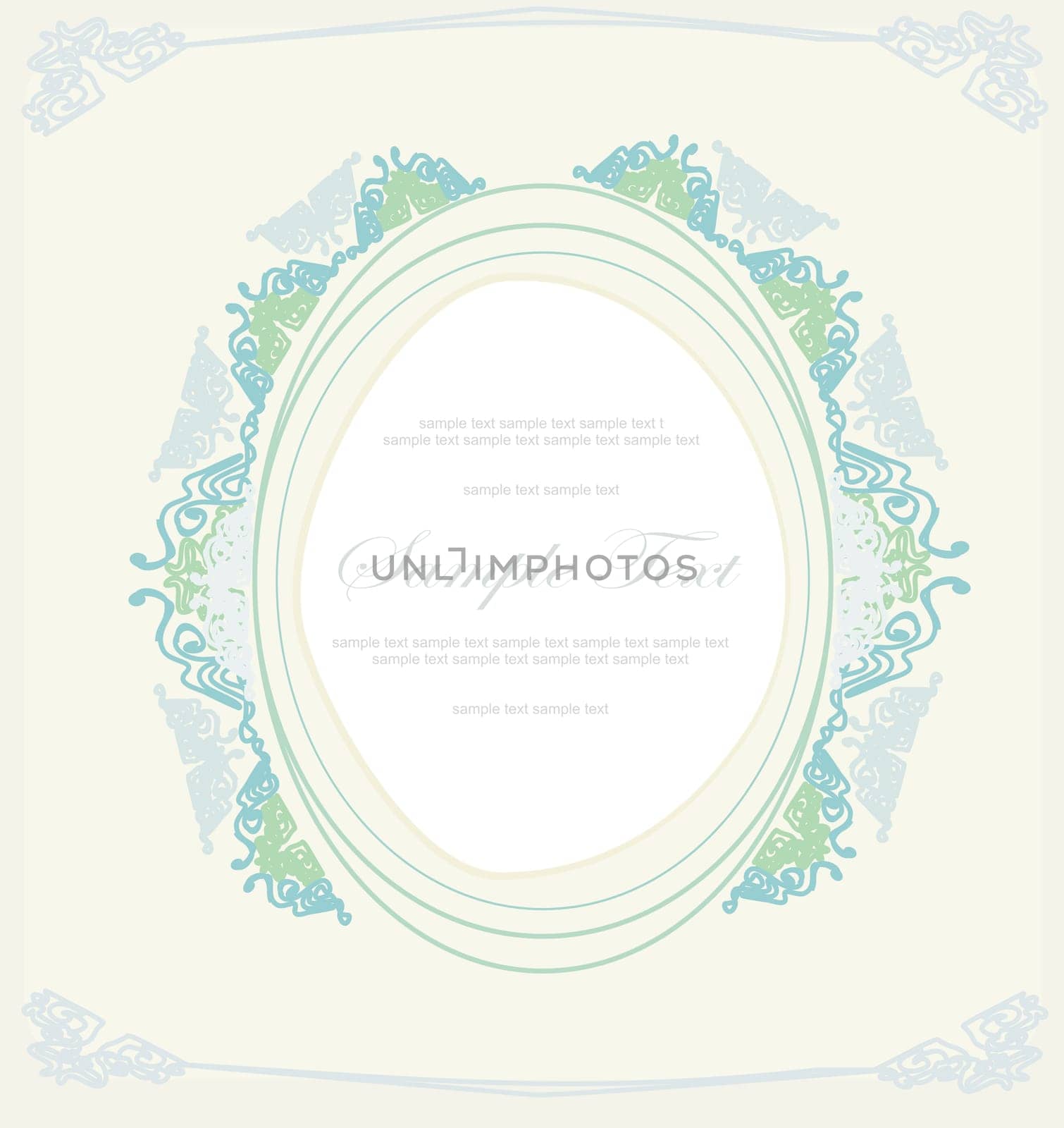 invitation frame card