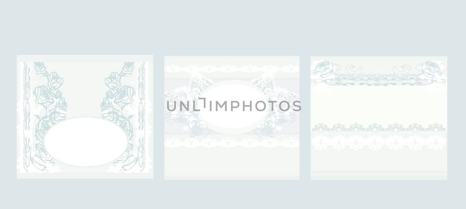 wedding reception card set