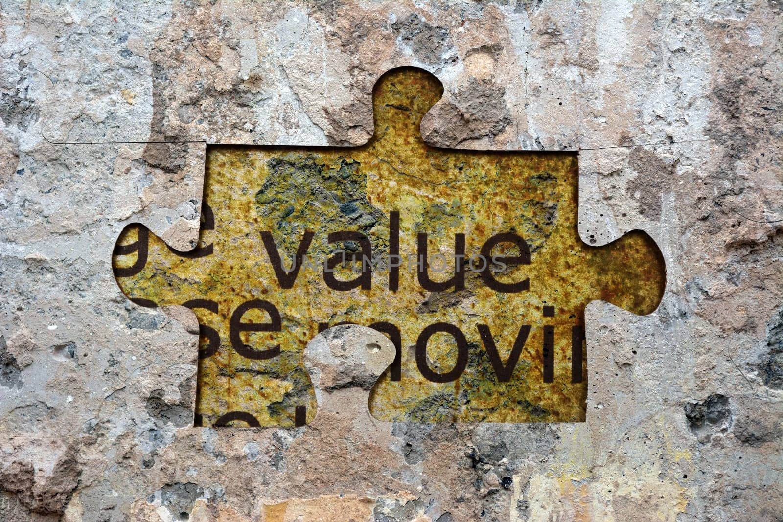 Value puzzle concept