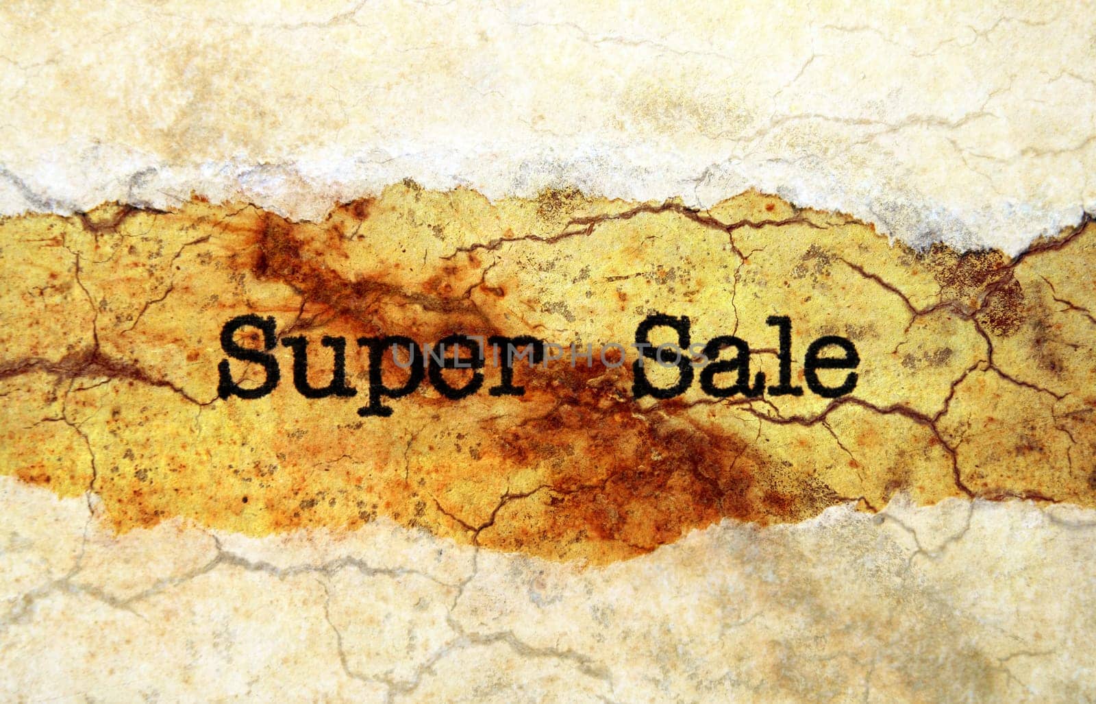 Super sale grunge concept