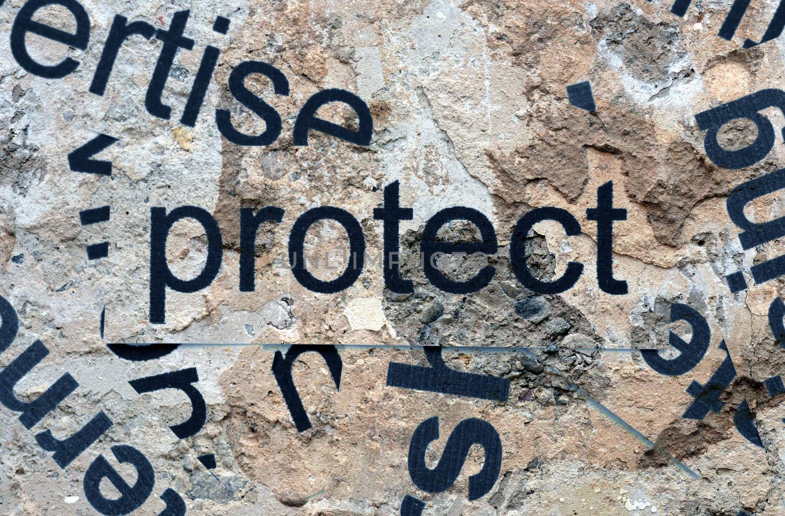 Protect word cloud