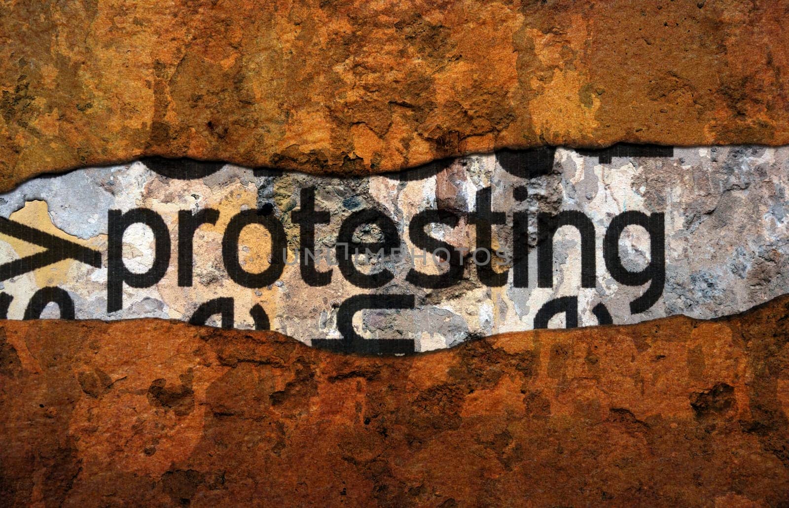 Protest concept