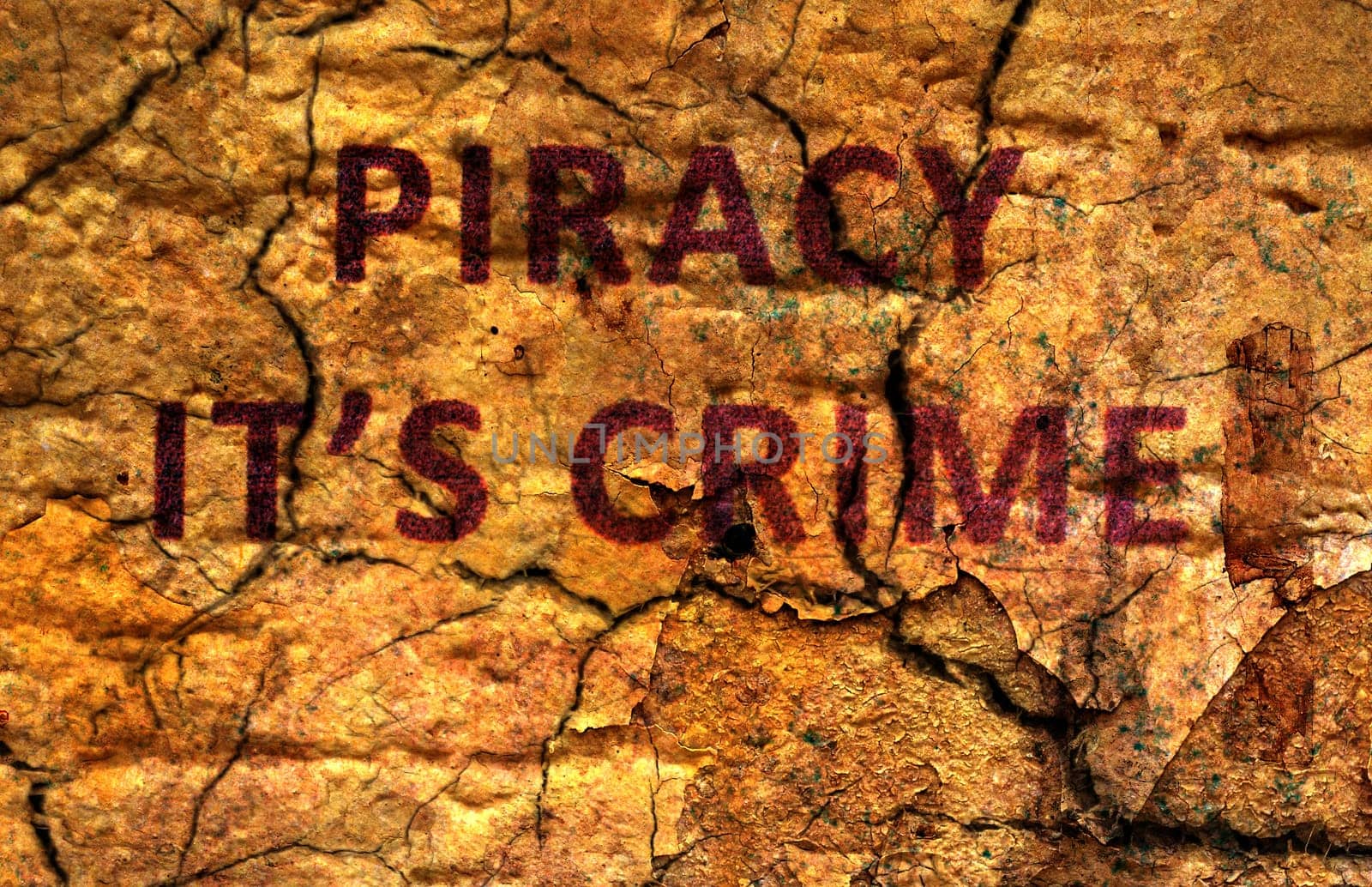 Web piracy concept
