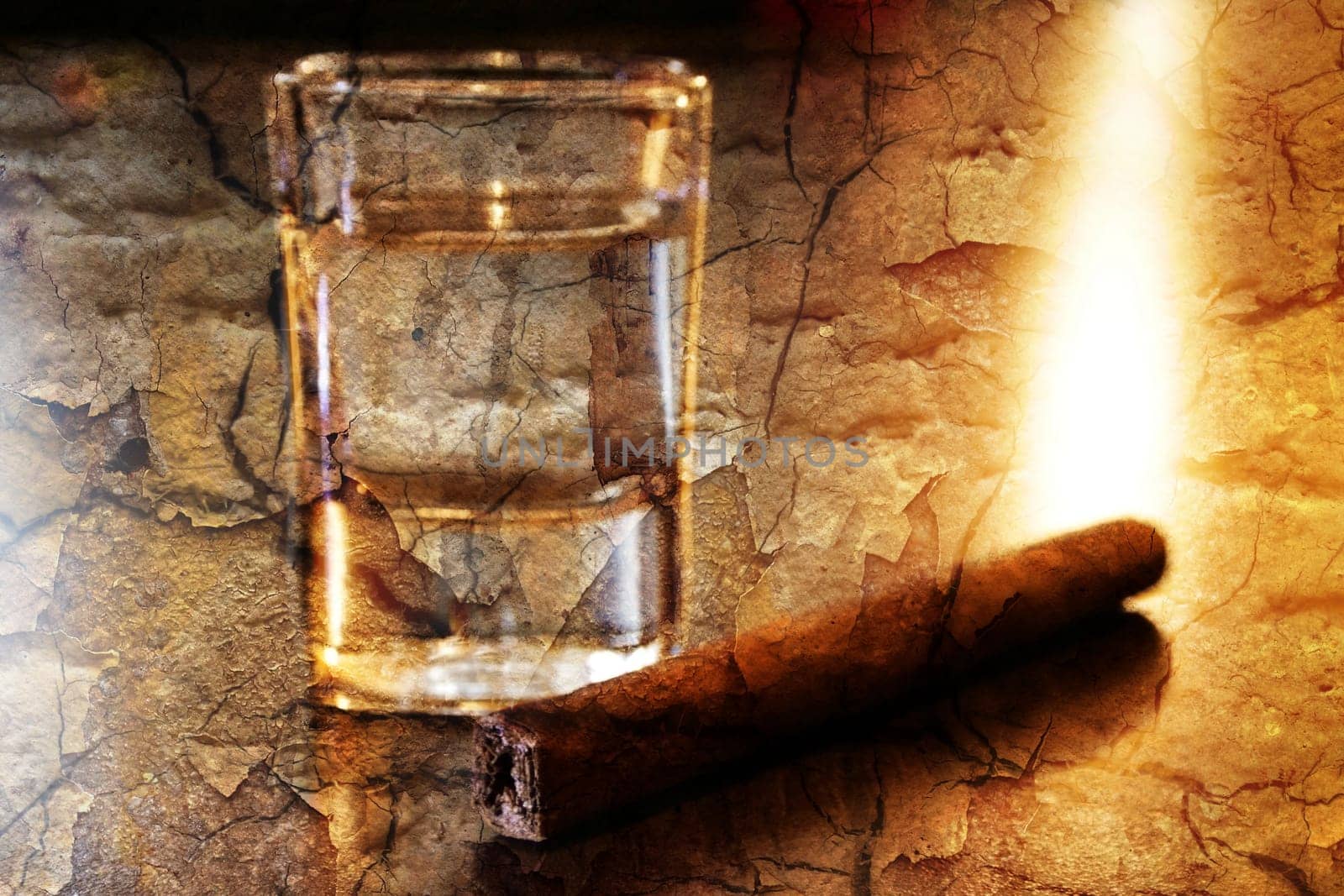 Tequila and cigar