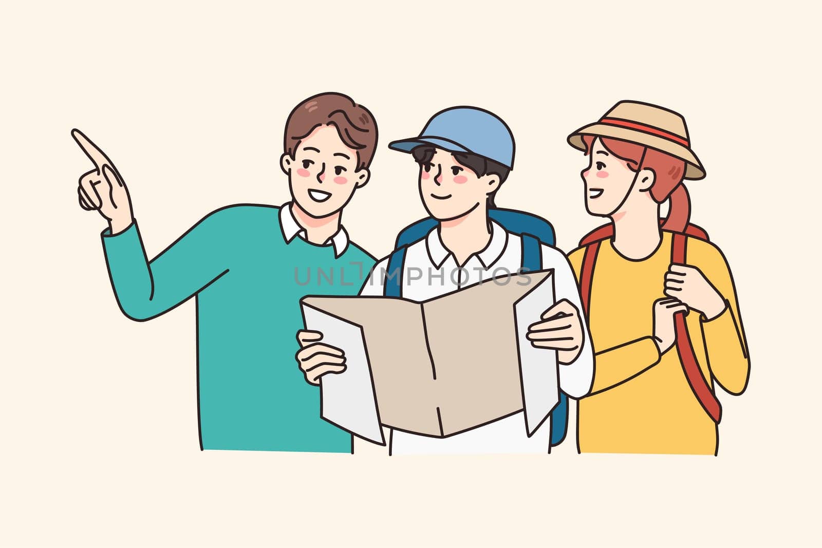 Local man help tourists finding right way
