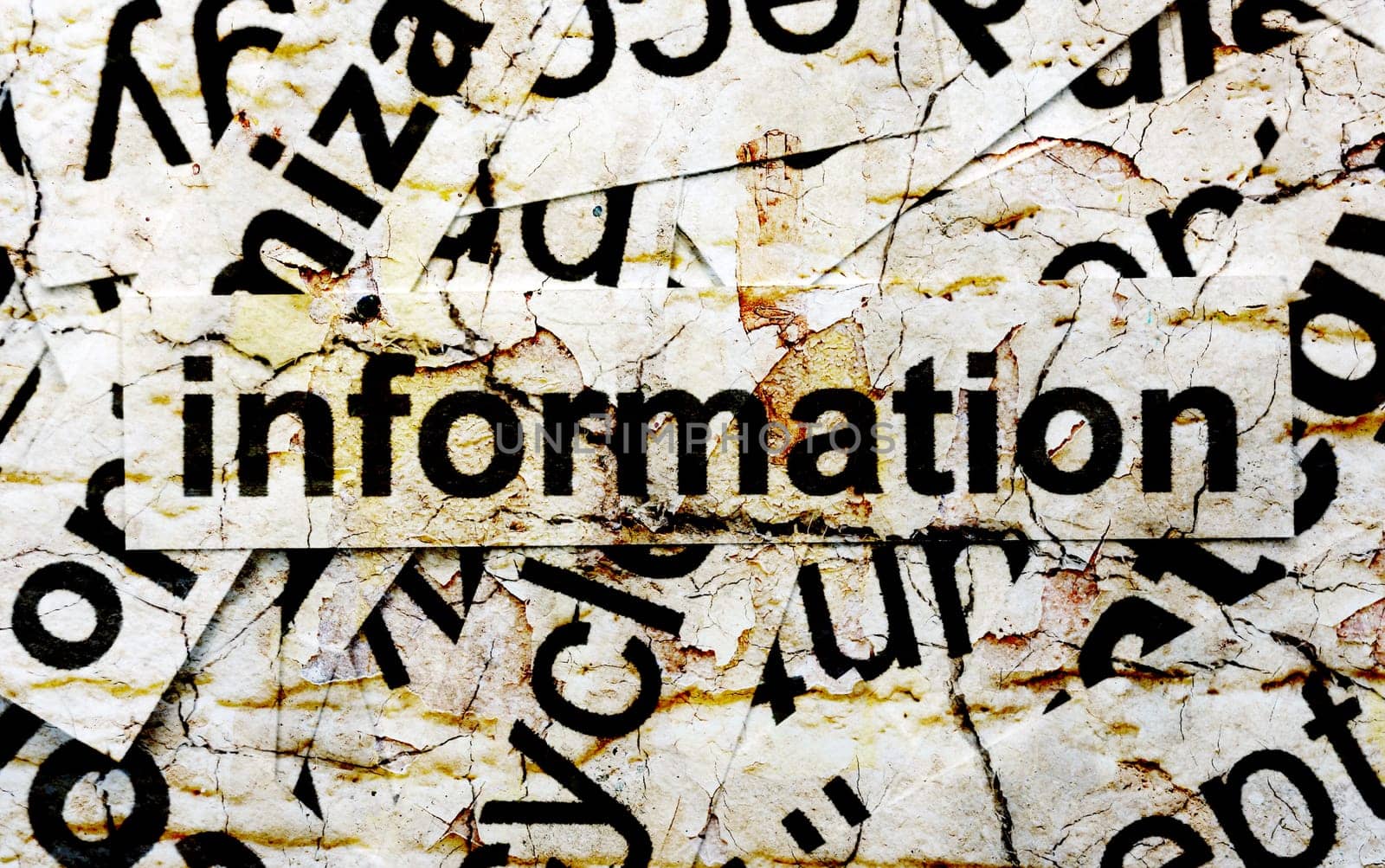 Information word cloud