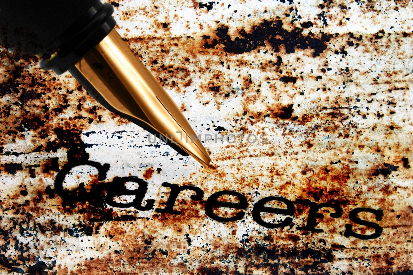 Fountain pen on careers