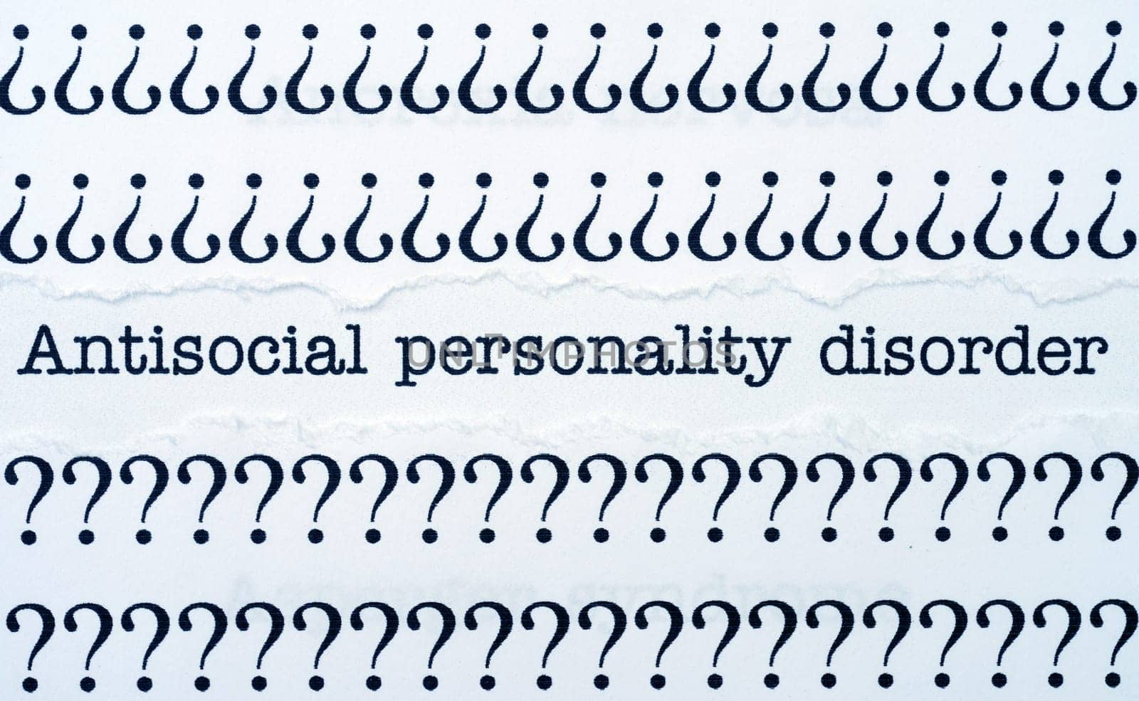 Antisocial pesonality disorder
