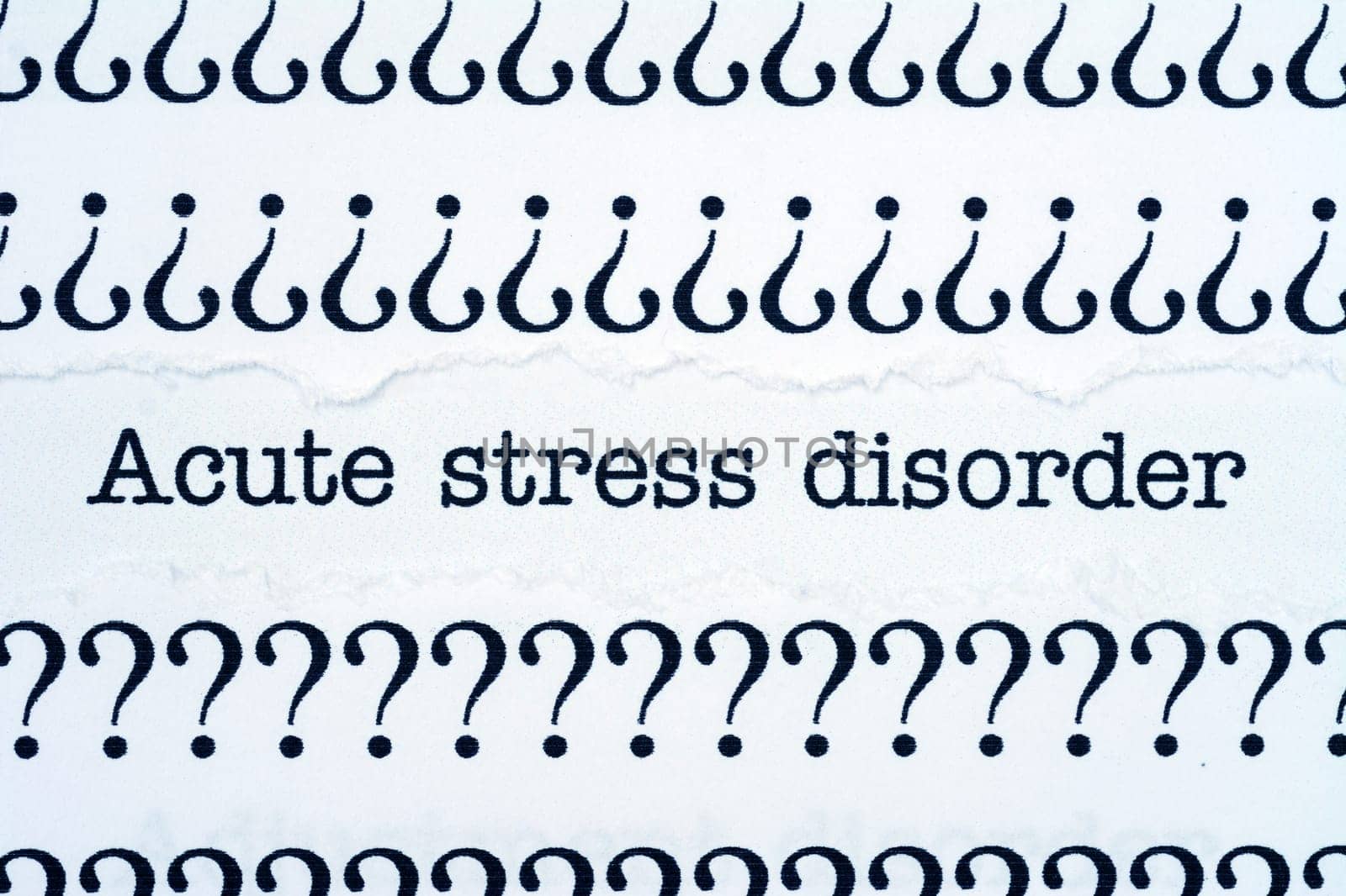 Acute stress disorder