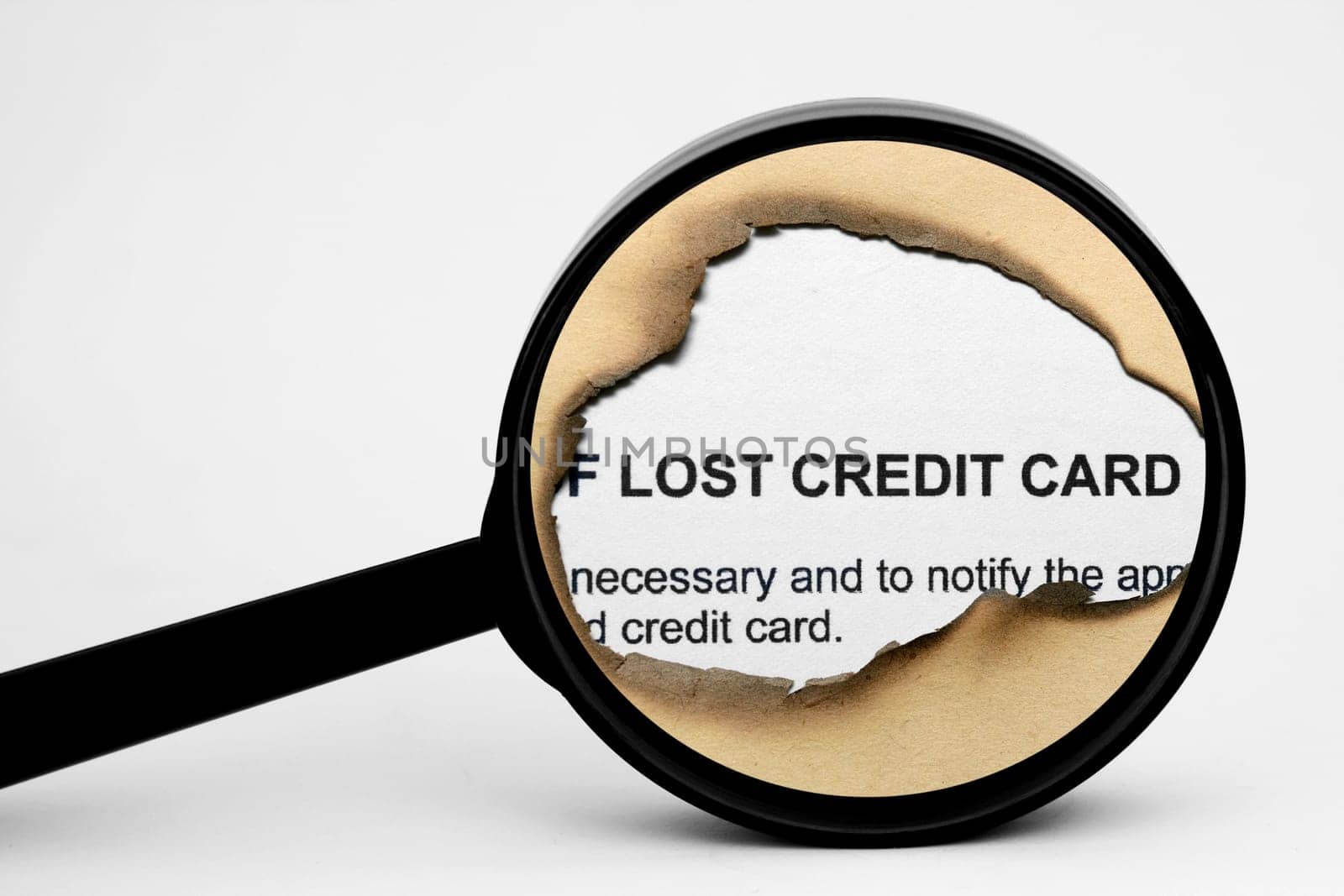 Lost credit card