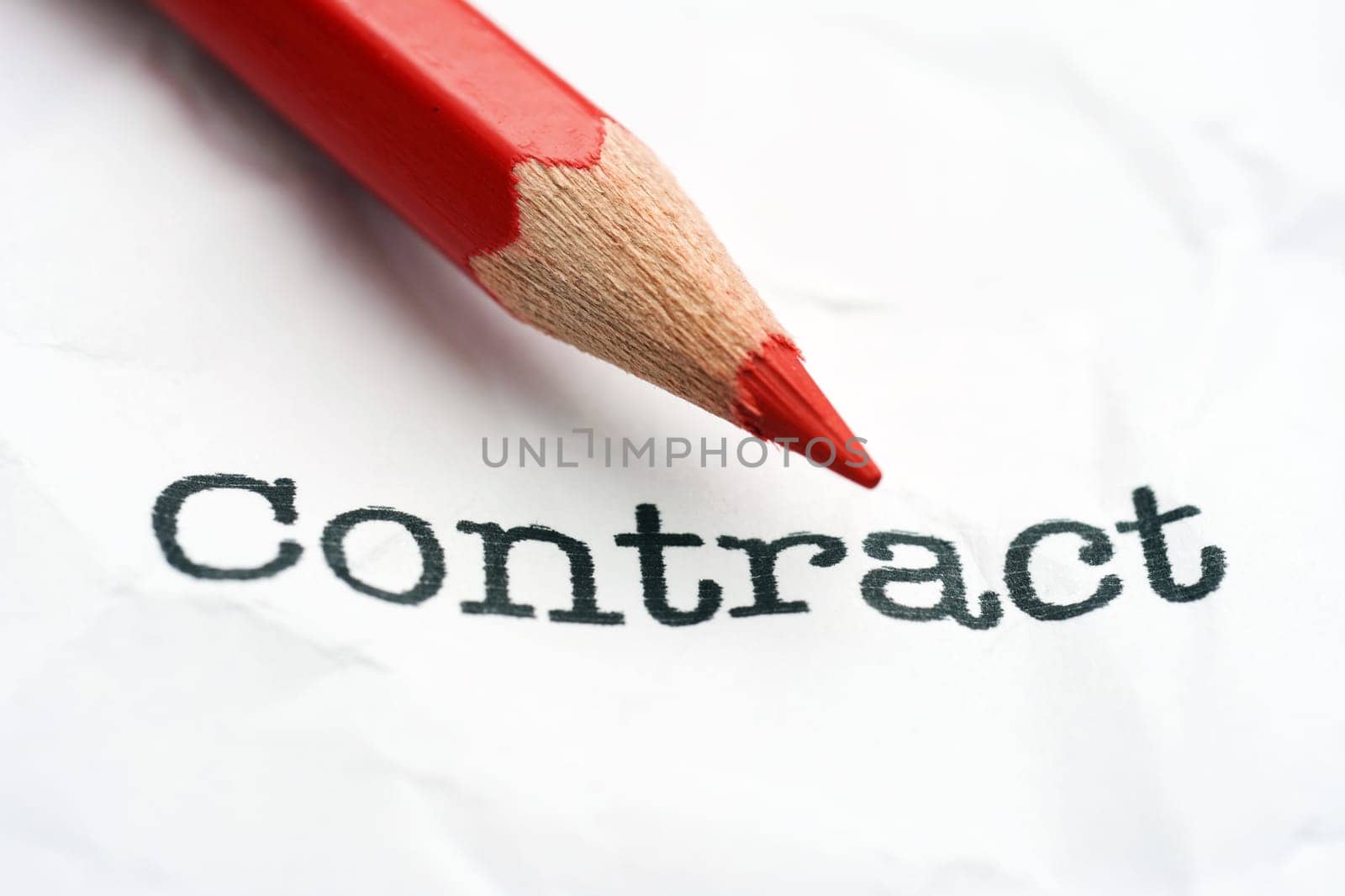 Contract and pencil