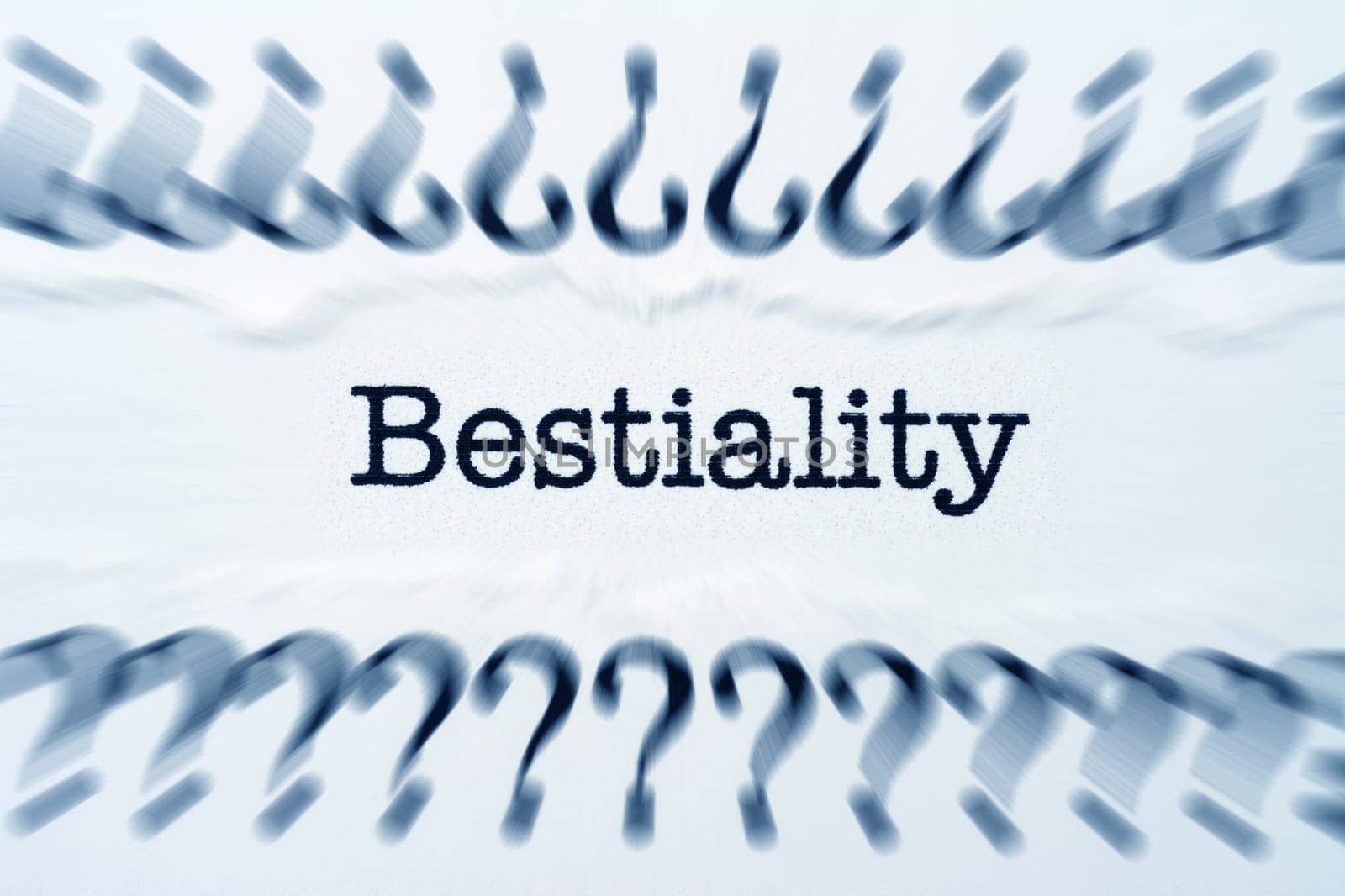 Bestiality concept