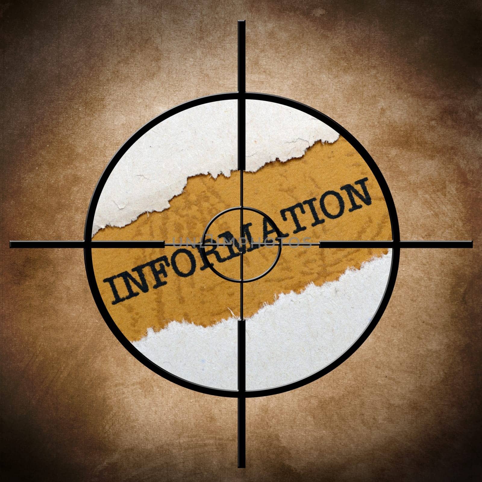 Information target