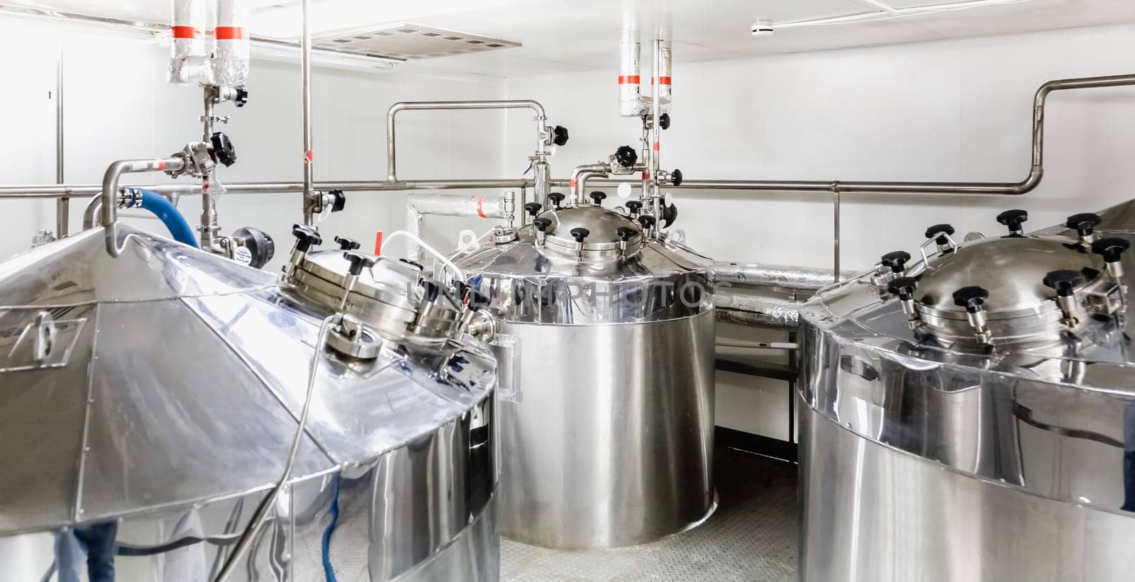 Water boiler or tank on pharmaceutical industry or chemical plant