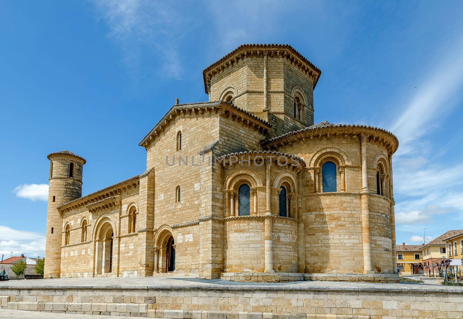 St. Martin Church, in Romanesque style in Fromista, Palencia, Castilla y Leon, Spain