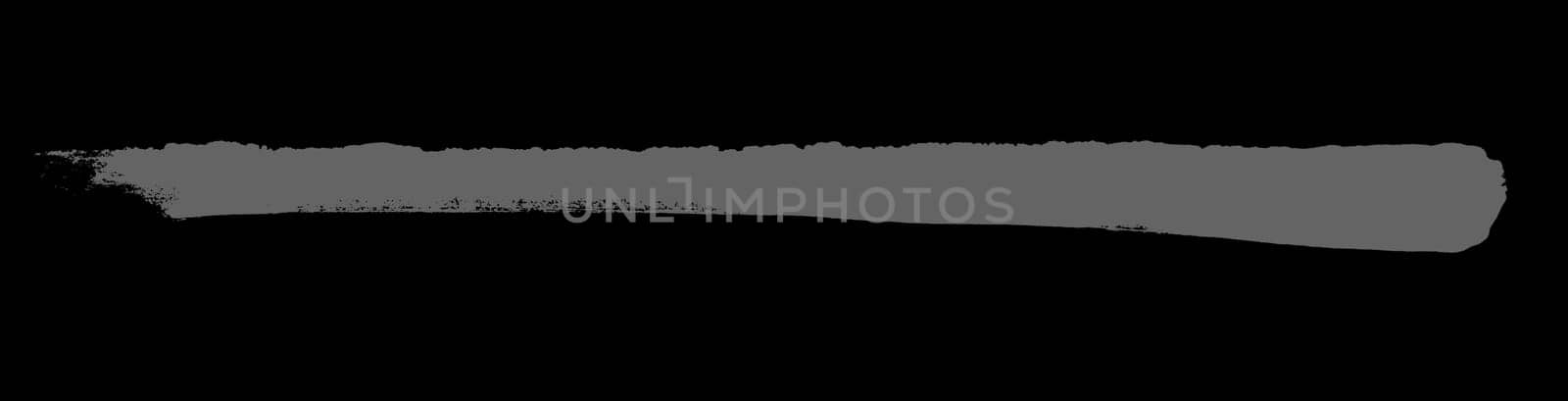 Hand painted stripe with grey color on black background