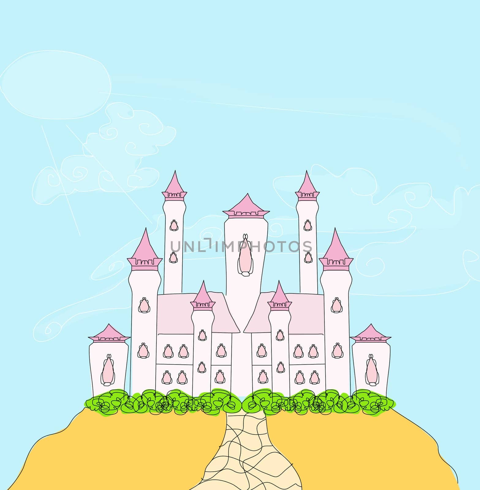 Magic Fairy Tale Princess Castle