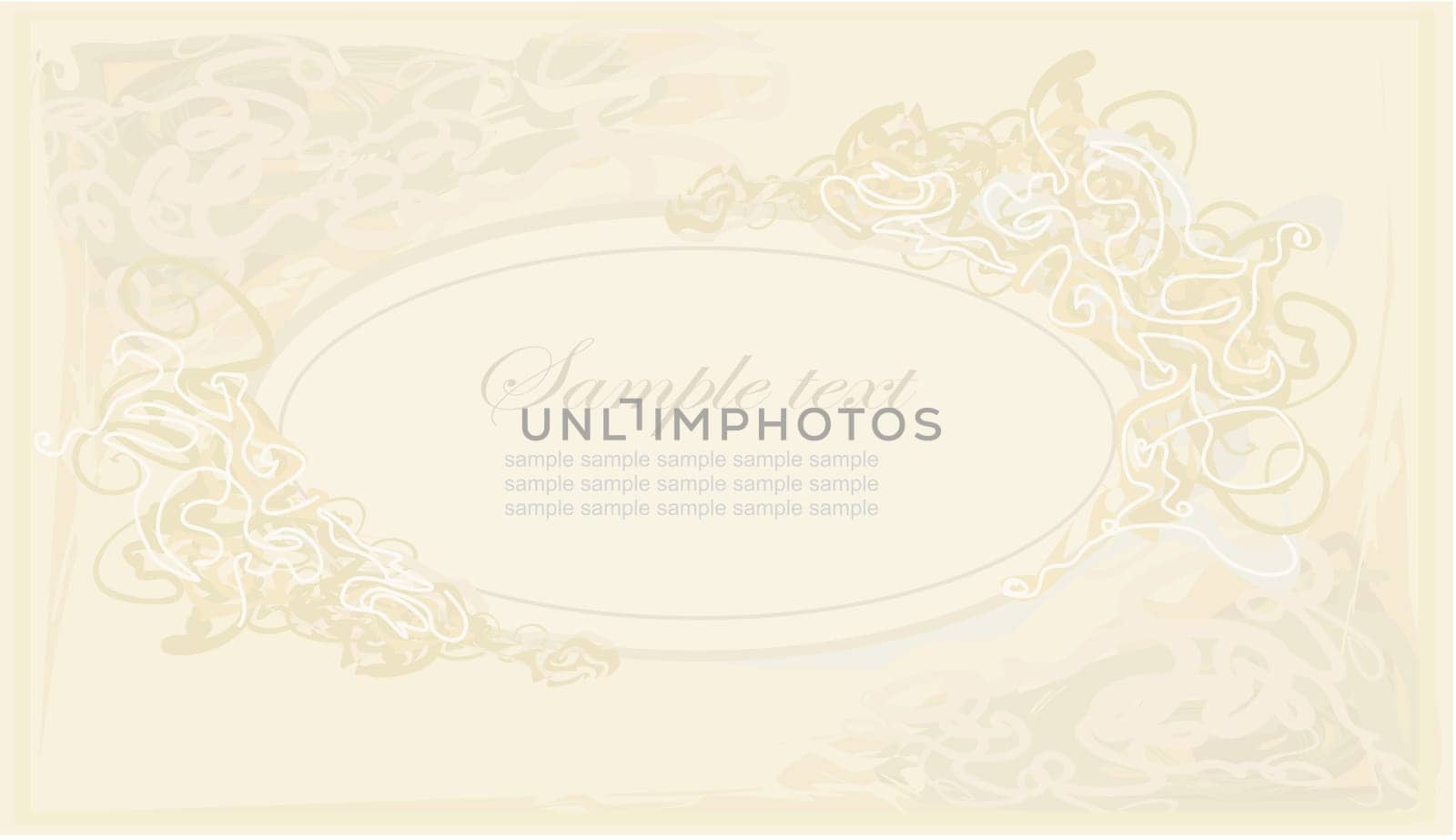 floral frame invitation card