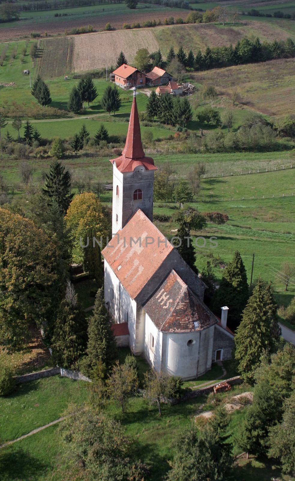 Church of Saint John the Baptist in Gornja Jelenska, Croatia