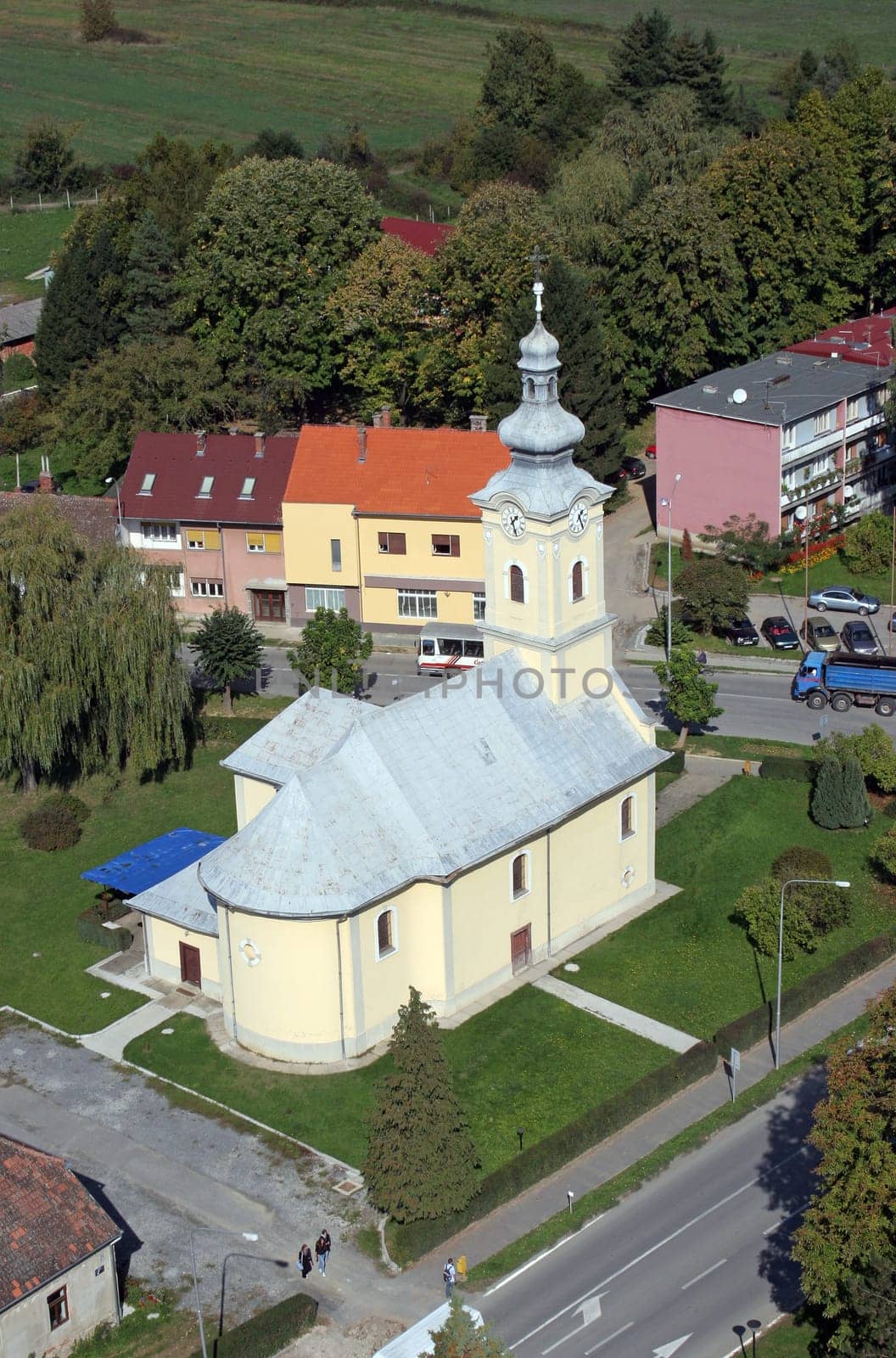 Parish church of Saint Joseph in Grubisno Polje, Croatia